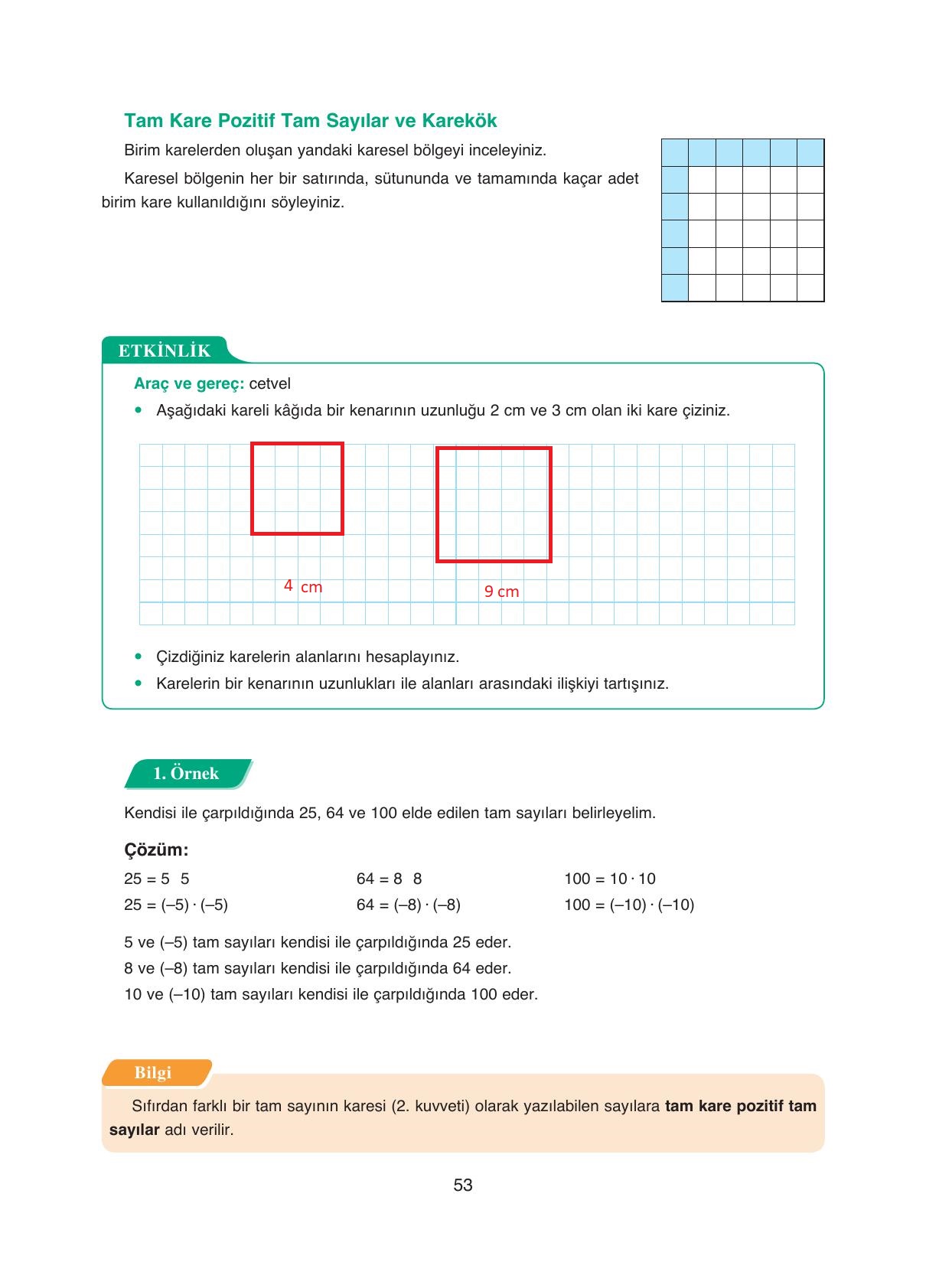 8. Sınıf Ada Yayıncılık Matematik Ders Kitabı Sayfa 53 Cevapları 8. Sınıf Ada Yayıncılık Matematik Ders Kitabı Sayfa 53 Cevapları