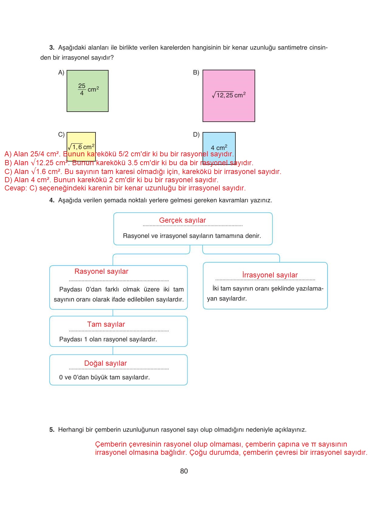 8. Sınıf Ada Yayıncılık Matematik Ders Kitabı Sayfa 80 Cevapları 8. Sınıf Ada Yayıncılık Matematik Ders Kitabı Sayfa 80 Cevapları