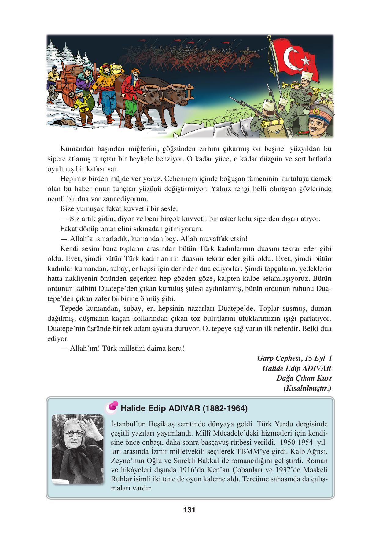 8. Sınıf Hecce Yayıncılık Türkçe Ders Kitabı Sayfa 131 Cevapları 8. Sınıf Hecce Yayıncılık Türkçe Ders Kitabı Sayfa 131 Cevapları