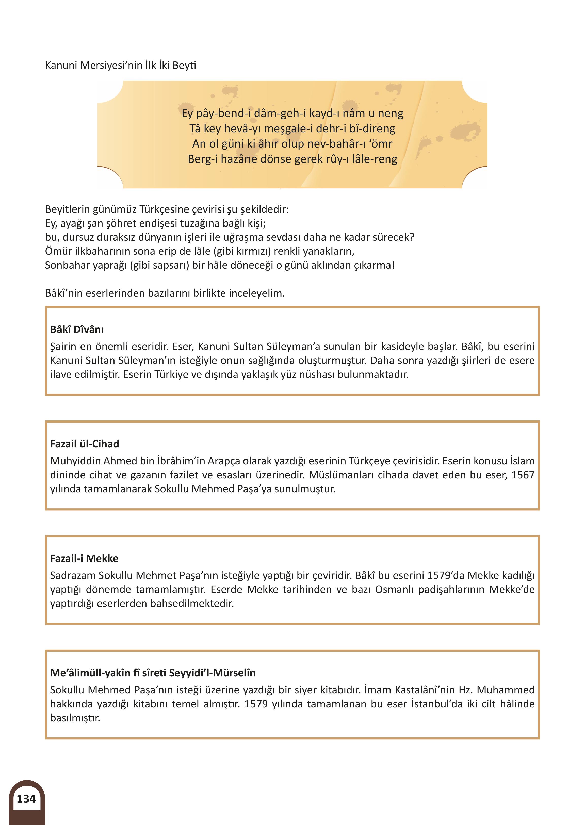 8. Sınıf Meb Yayınları Kültür Ve Medeniyetimize Yön Verenler Ders Kitabı 1. Kitap Sayfa 135 Cevapları