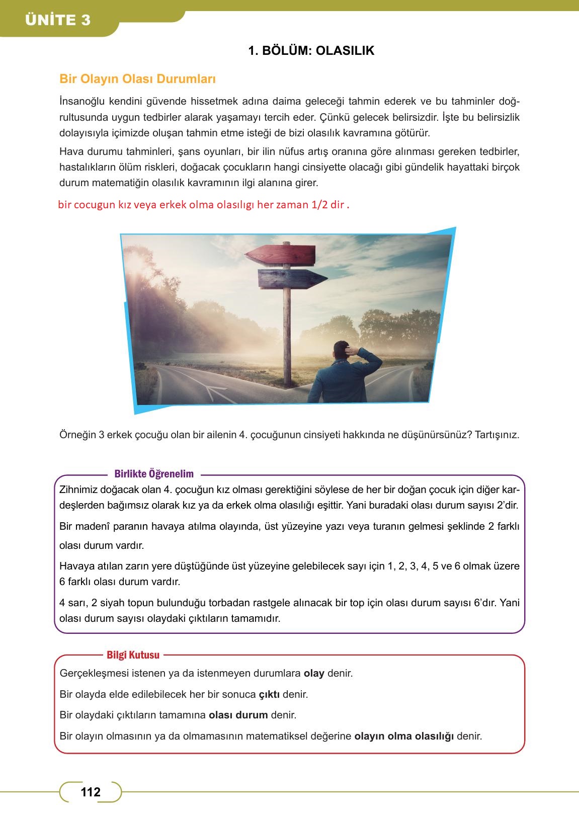 8. Sınıf Meb Yayınları Matematik Ders Kitabı Sayfa 112 Cevapları 8. Sınıf Meb Yayınları Matematik Ders Kitabı Sayfa 112 Cevapları