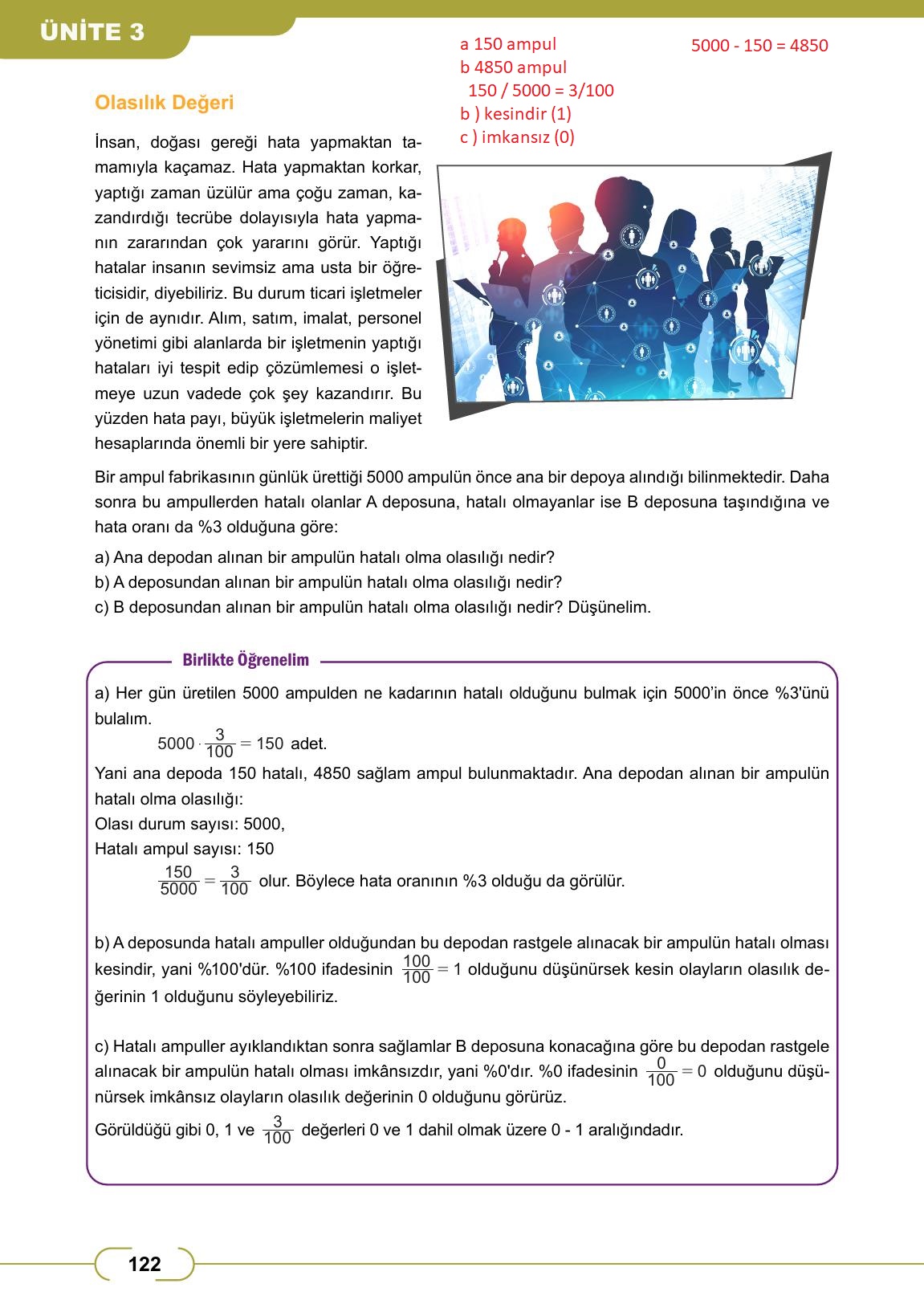 8. Sınıf Meb Yayınları Matematik Ders Kitabı Sayfa 122 Cevapları 8. Sınıf Meb Yayınları Matematik Ders Kitabı Sayfa 122 Cevapları