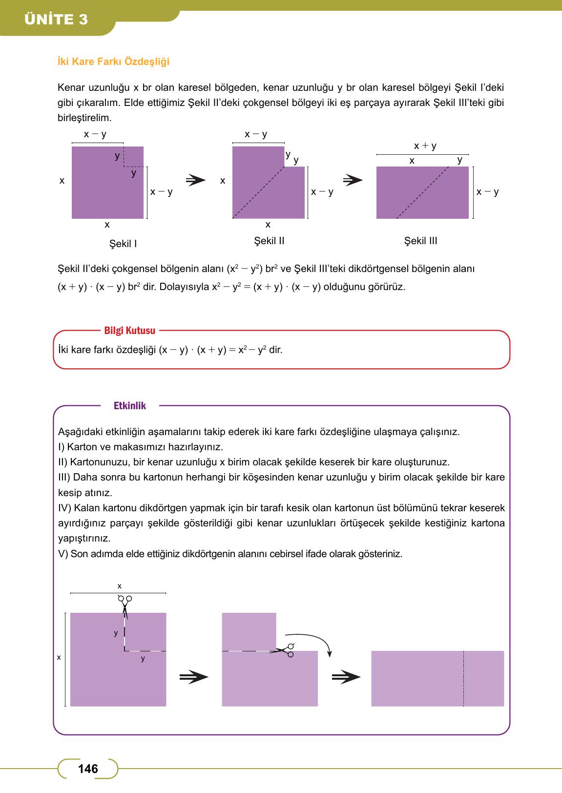 8. Sınıf Meb Yayınları Matematik Ders Kitabı Sayfa 146 Cevapları