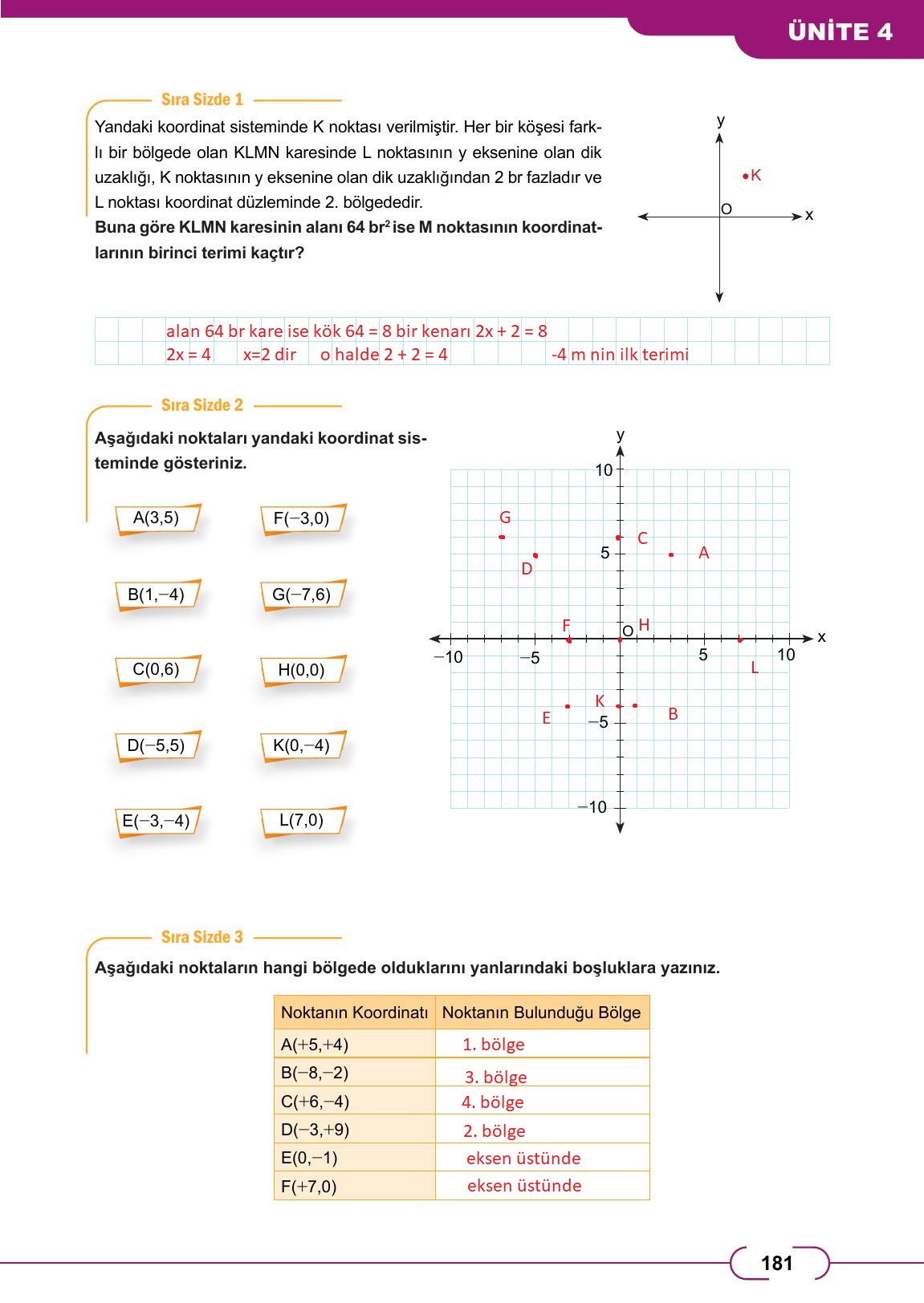 8. Sınıf Meb Yayınları Matematik Ders Kitabı Sayfa 181 Cevapları 8. Sınıf Meb Yayınları Matematik Ders Kitabı Sayfa 181 Cevapları