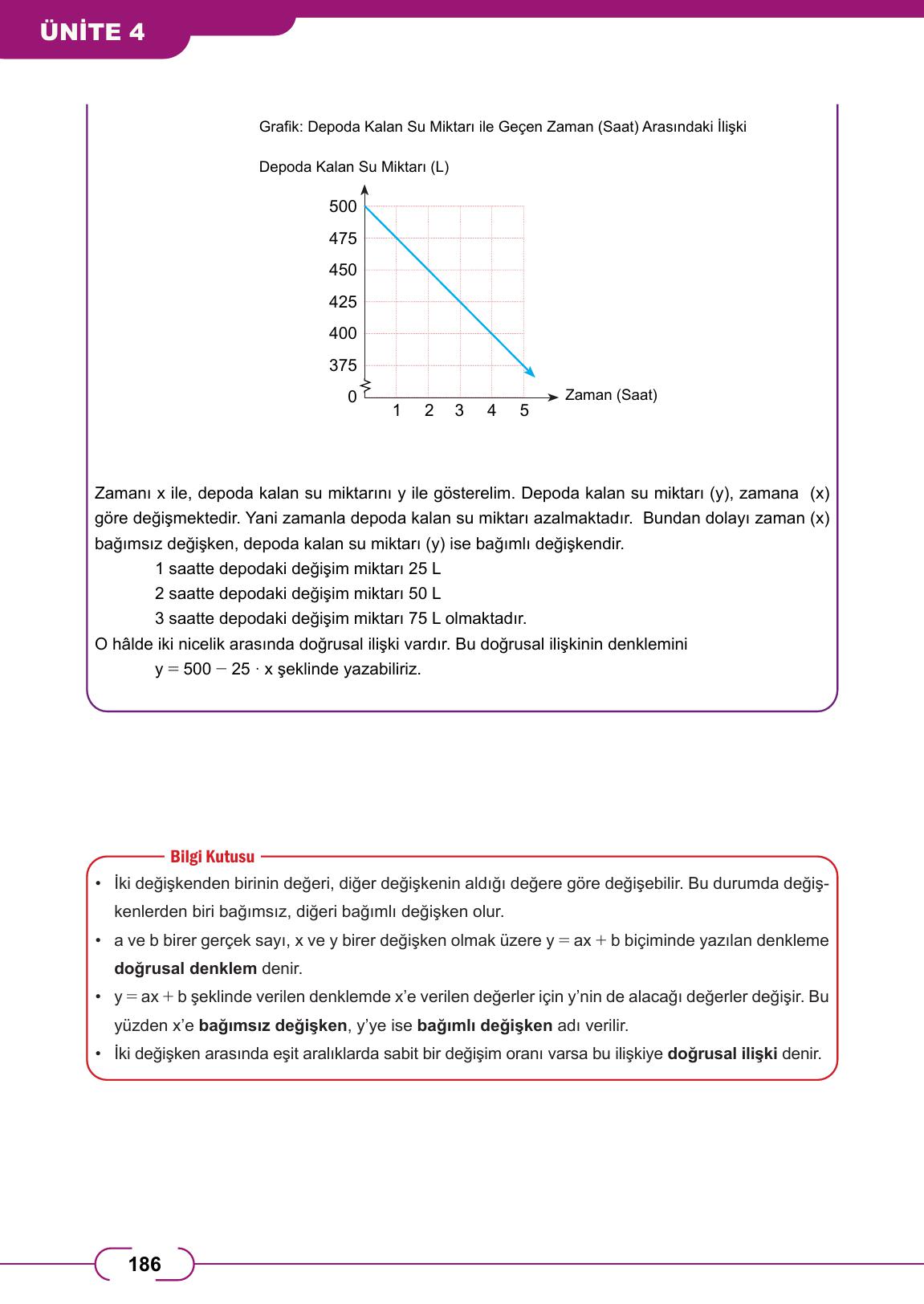 8. Sınıf Meb Yayınları Matematik Ders Kitabı Sayfa 186 Cevapları