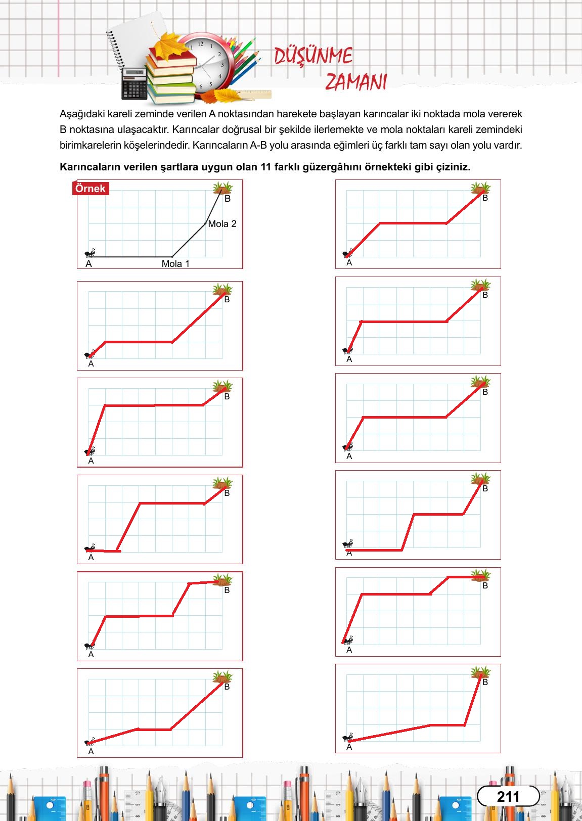 8. Sınıf Meb Yayınları Matematik Ders Kitabı Sayfa 211 Cevapları