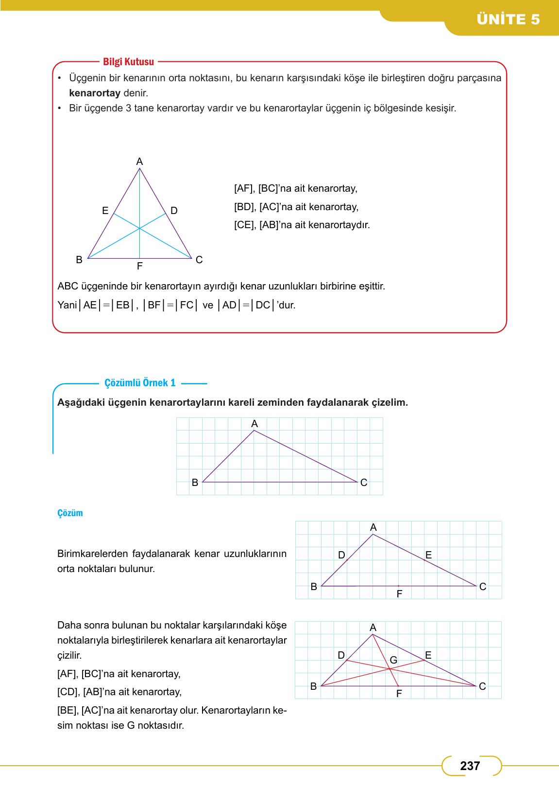 8. Sınıf Meb Yayınları Matematik Ders Kitabı Sayfa 237 Cevapları