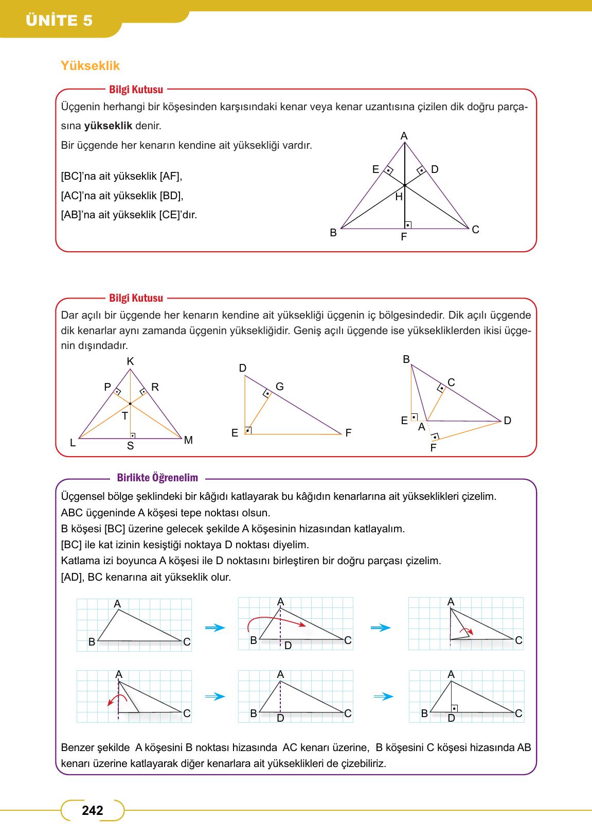 8. Sınıf Meb Yayınları Matematik Ders Kitabı Sayfa 242 Cevapları 8. Sınıf Meb Yayınları Matematik Ders Kitabı Sayfa 242 Cevapları
