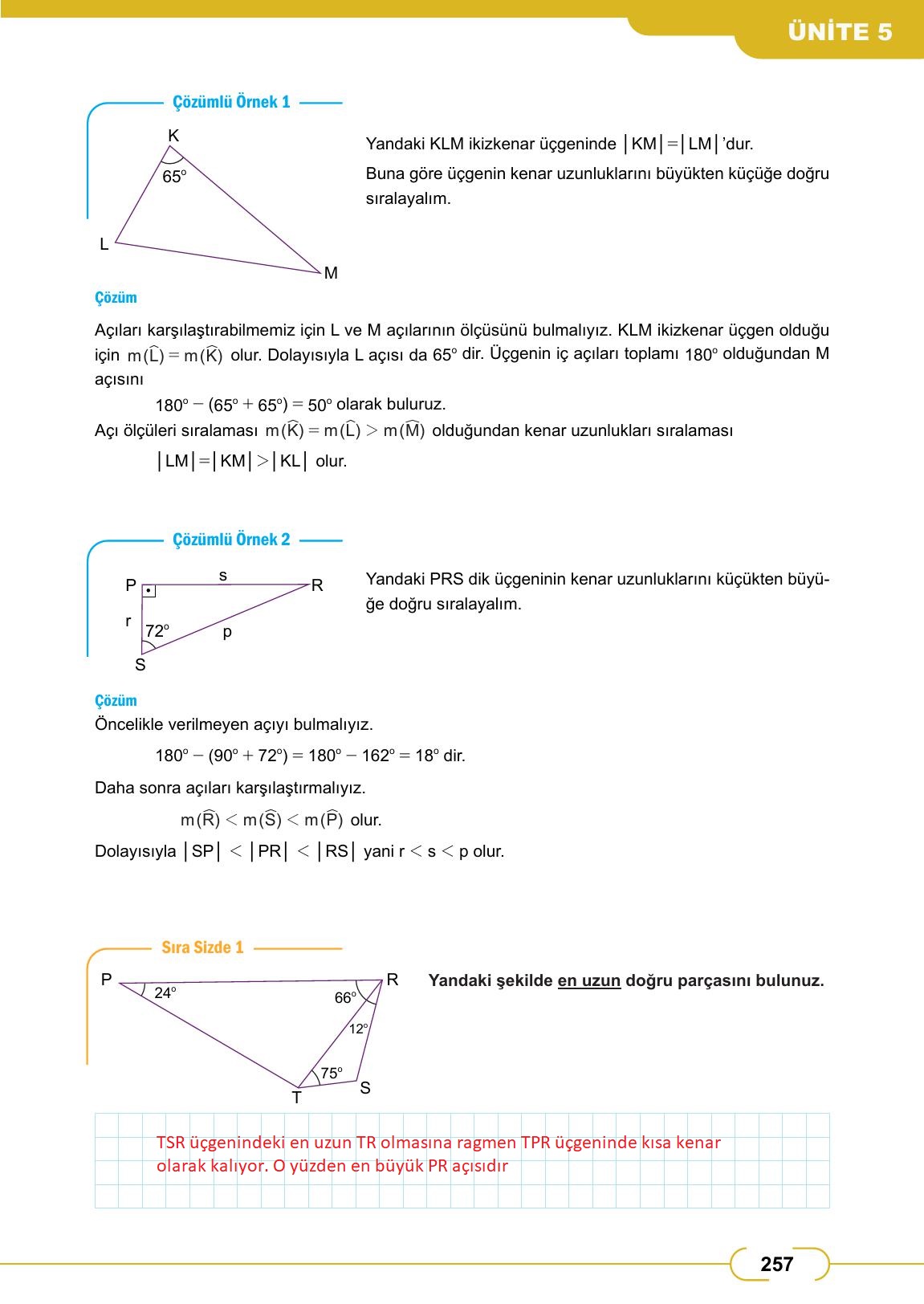 8. Sınıf Meb Yayınları Matematik Ders Kitabı Sayfa 257 Cevapları 8. Sınıf Meb Yayınları Matematik Ders Kitabı Sayfa 257 Cevapları