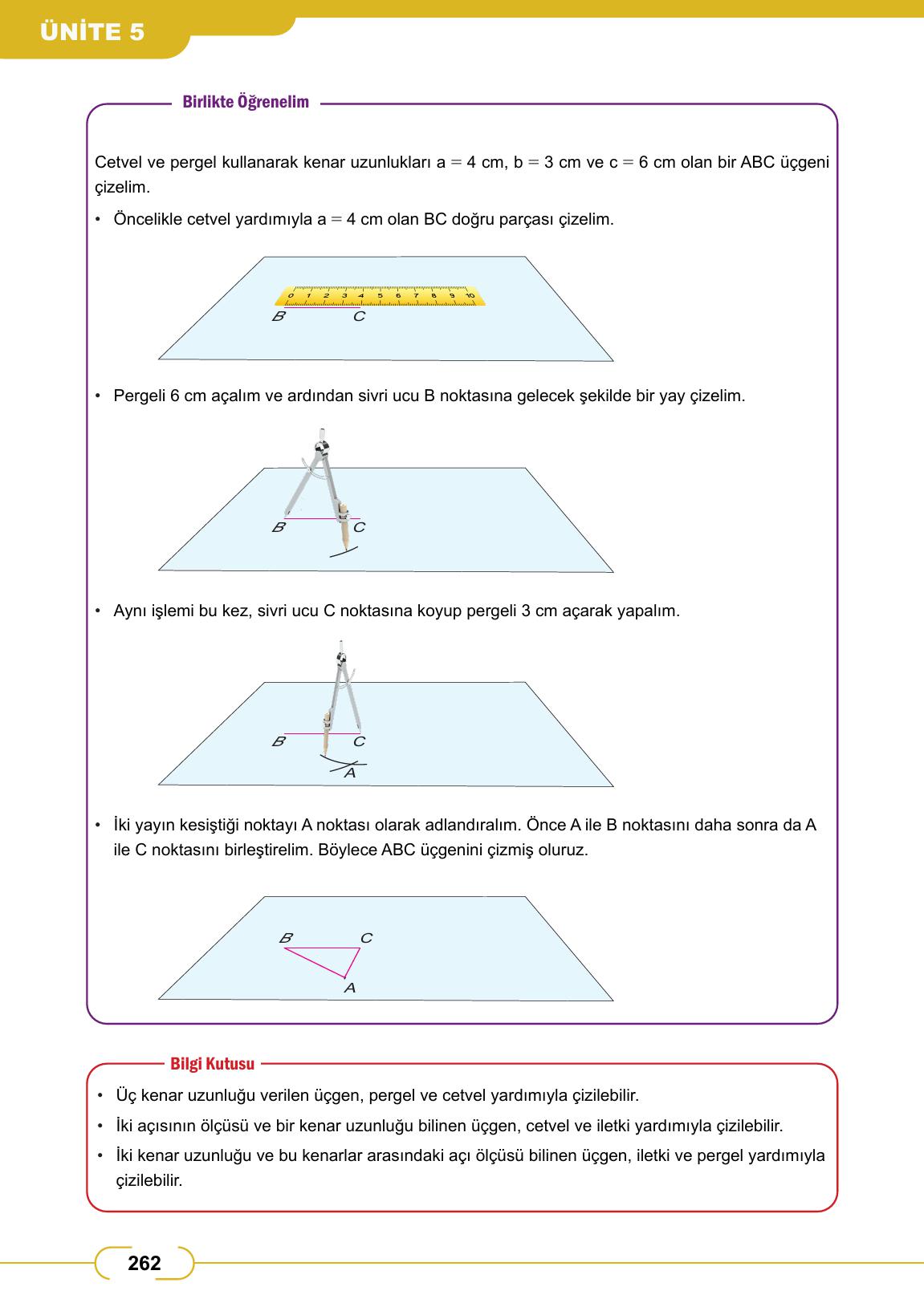 8. Sınıf Meb Yayınları Matematik Ders Kitabı Sayfa 262 Cevapları 8. Sınıf Meb Yayınları Matematik Ders Kitabı Sayfa 262 Cevapları