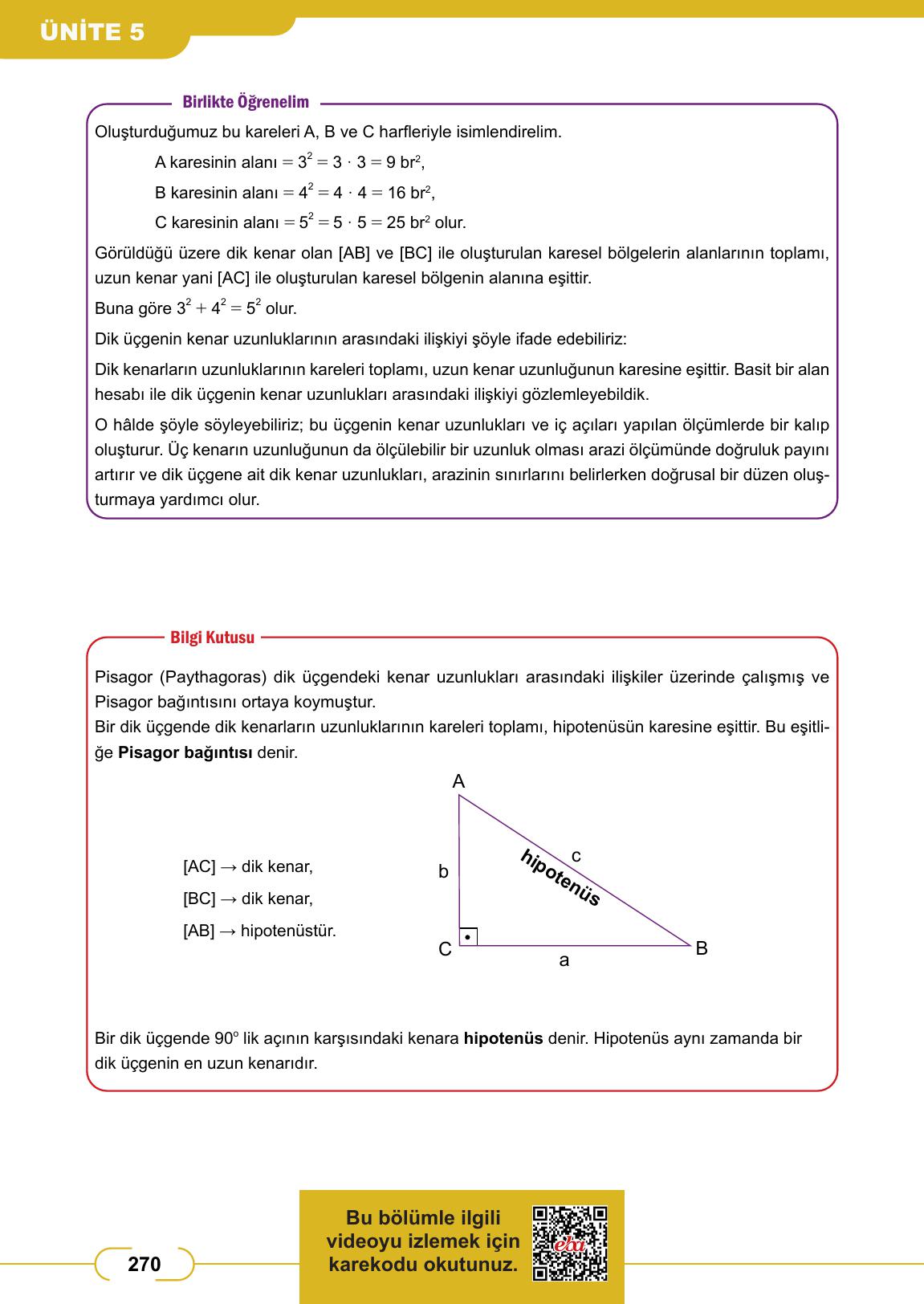 8. Sınıf Meb Yayınları Matematik Ders Kitabı Sayfa 270 Cevapları 8. Sınıf Meb Yayınları Matematik Ders Kitabı Sayfa 270 Cevapları