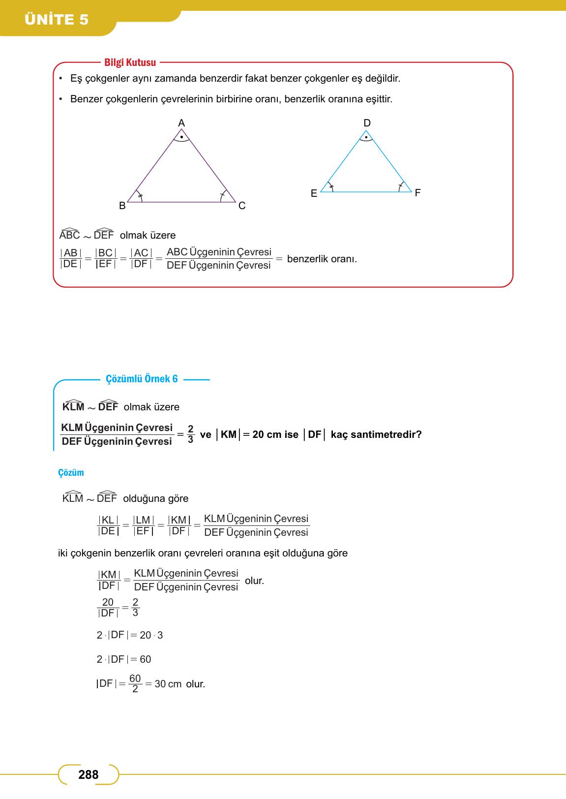 8. Sınıf Meb Yayınları Matematik Ders Kitabı Sayfa 288 Cevapları