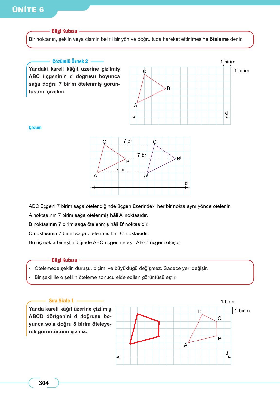 8. Sınıf Meb Yayınları Matematik Ders Kitabı Sayfa 304 Cevapları