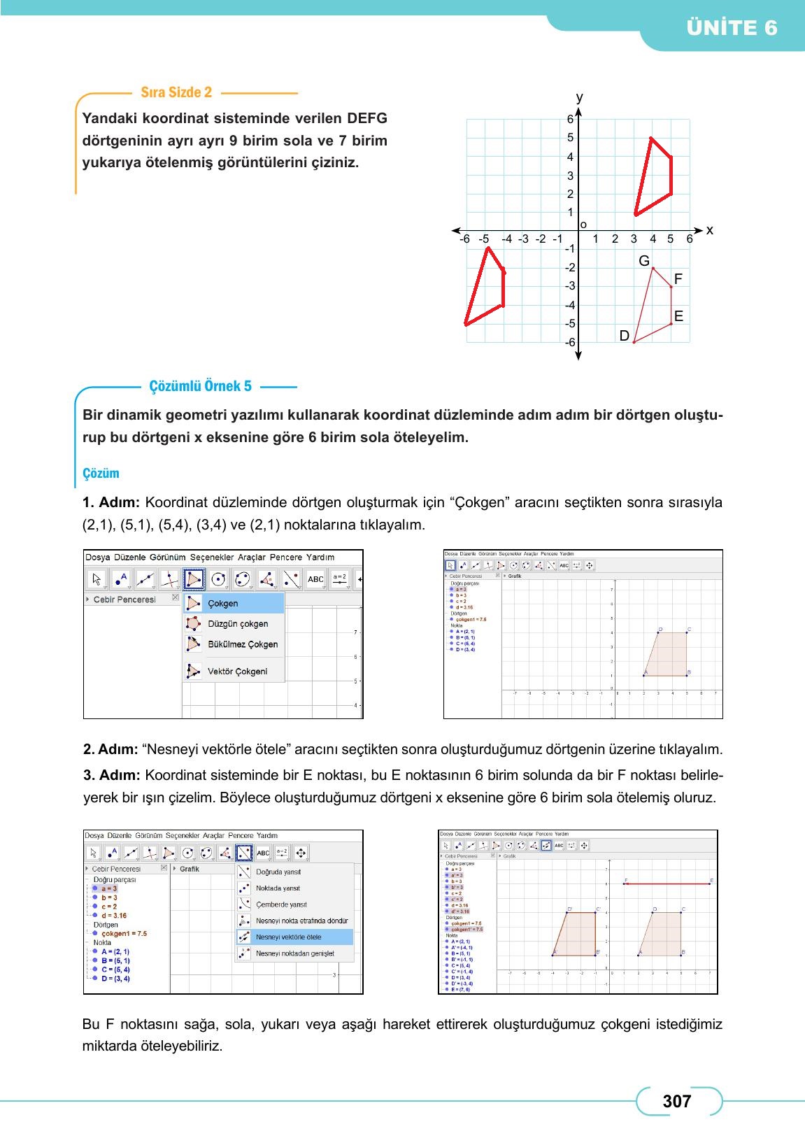 8. Sınıf Meb Yayınları Matematik Ders Kitabı Sayfa 307 Cevapları