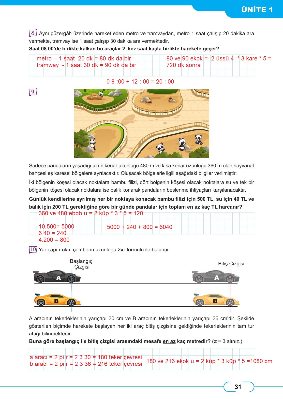 8. Sınıf Meb Yayınları Matematik Ders Kitabı Sayfa 31 Cevapları 8. Sınıf Meb Yayınları Matematik Ders Kitabı Sayfa 31 Cevapları