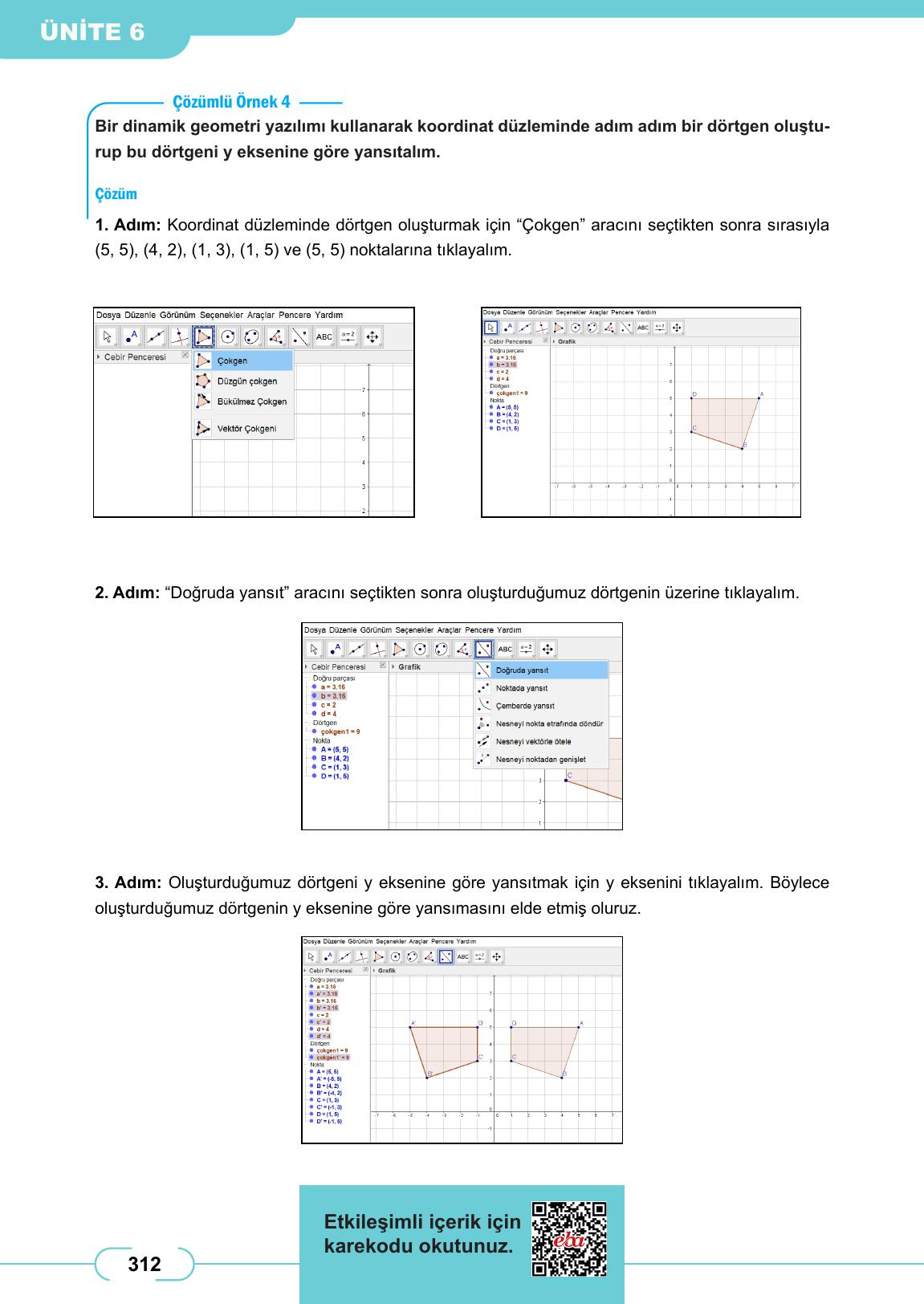 8. Sınıf Meb Yayınları Matematik Ders Kitabı Sayfa 312 Cevapları