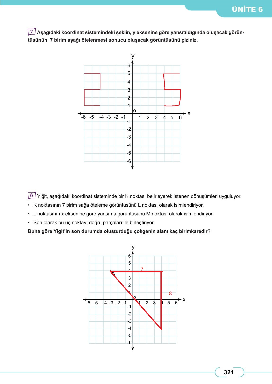 8. Sınıf Meb Yayınları Matematik Ders Kitabı Sayfa 321 Cevapları 8. Sınıf Meb Yayınları Matematik Ders Kitabı Sayfa 321 Cevapları