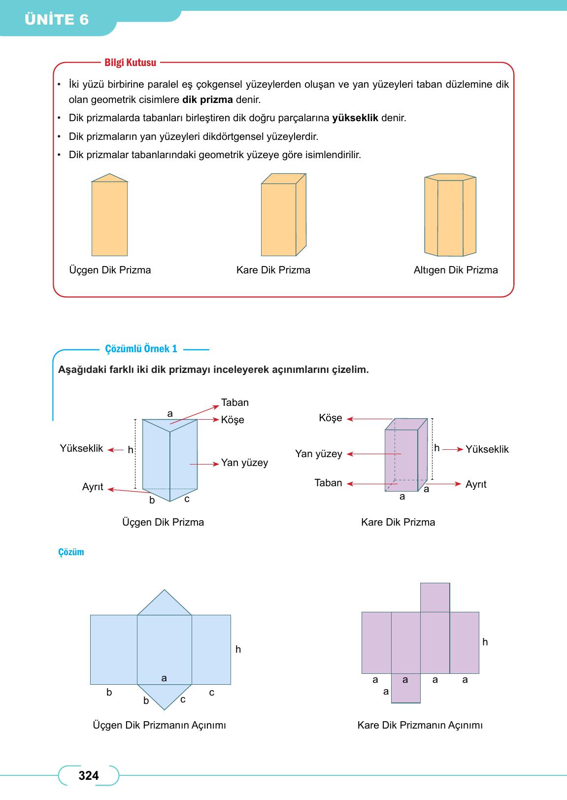 8. Sınıf Meb Yayınları Matematik Ders Kitabı Sayfa 324 Cevapları 8. Sınıf Meb Yayınları Matematik Ders Kitabı Sayfa 324 Cevapları