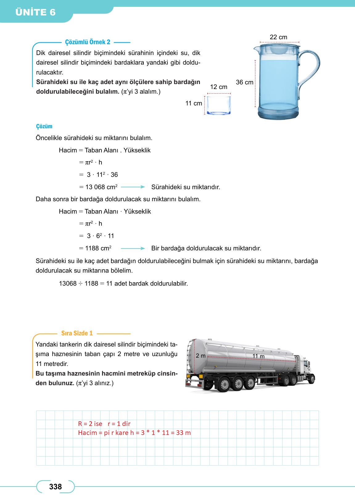 8. Sınıf Meb Yayınları Matematik Ders Kitabı Sayfa 338 Cevapları
