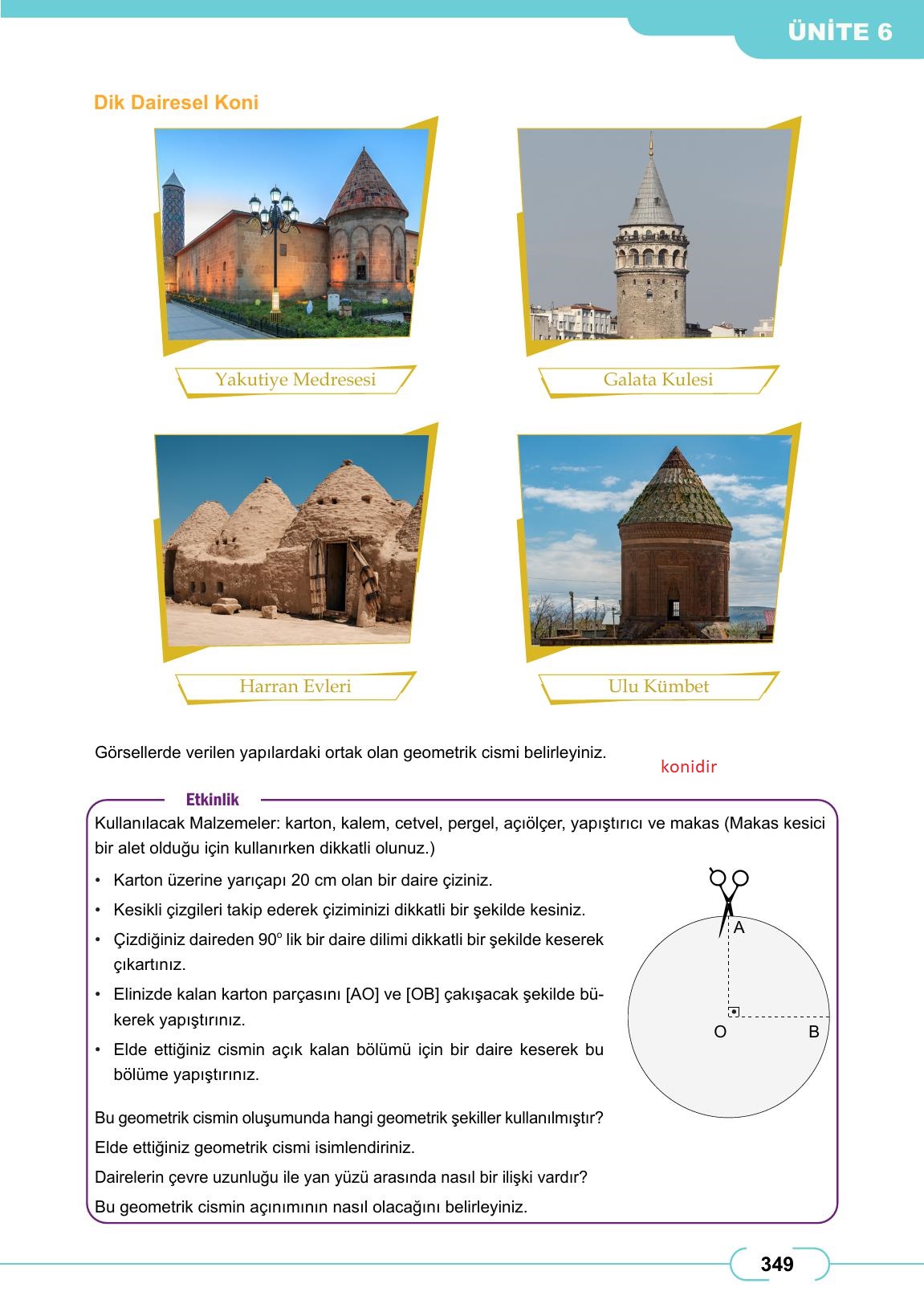 8. Sınıf Meb Yayınları Matematik Ders Kitabı Sayfa 349 Cevapları 8. Sınıf Meb Yayınları Matematik Ders Kitabı Sayfa 349 Cevapları