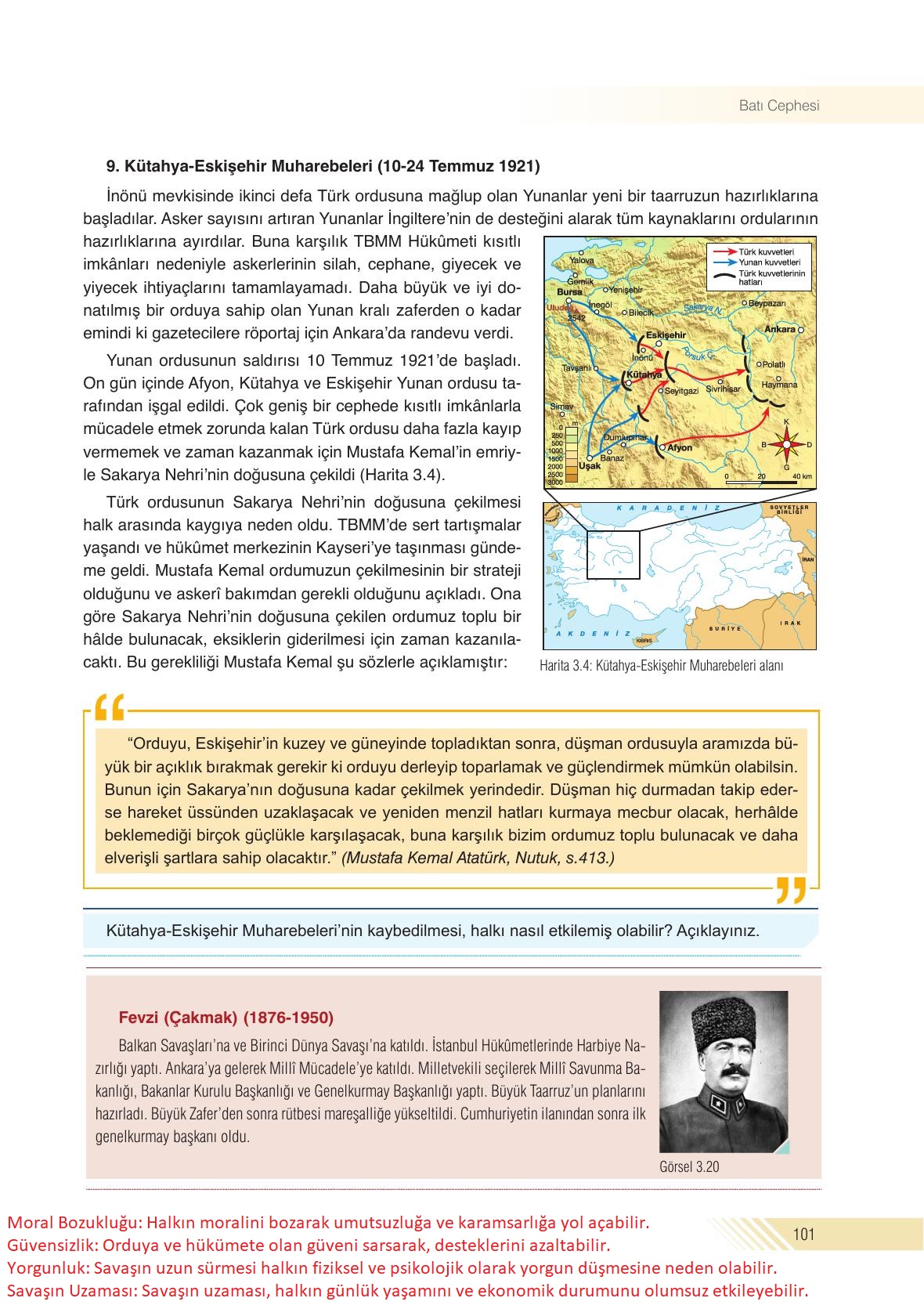8. Sınıf Sek Yayınları İnkılap Tarihi Ve Atatürkçülük Ders Kitabı Sayfa 101 Cevapları 8. Sınıf Sek Yayınları İnkılap Tarihi Ve Atatürkçülük Ders Kitabı Sayfa 101 Cevapları