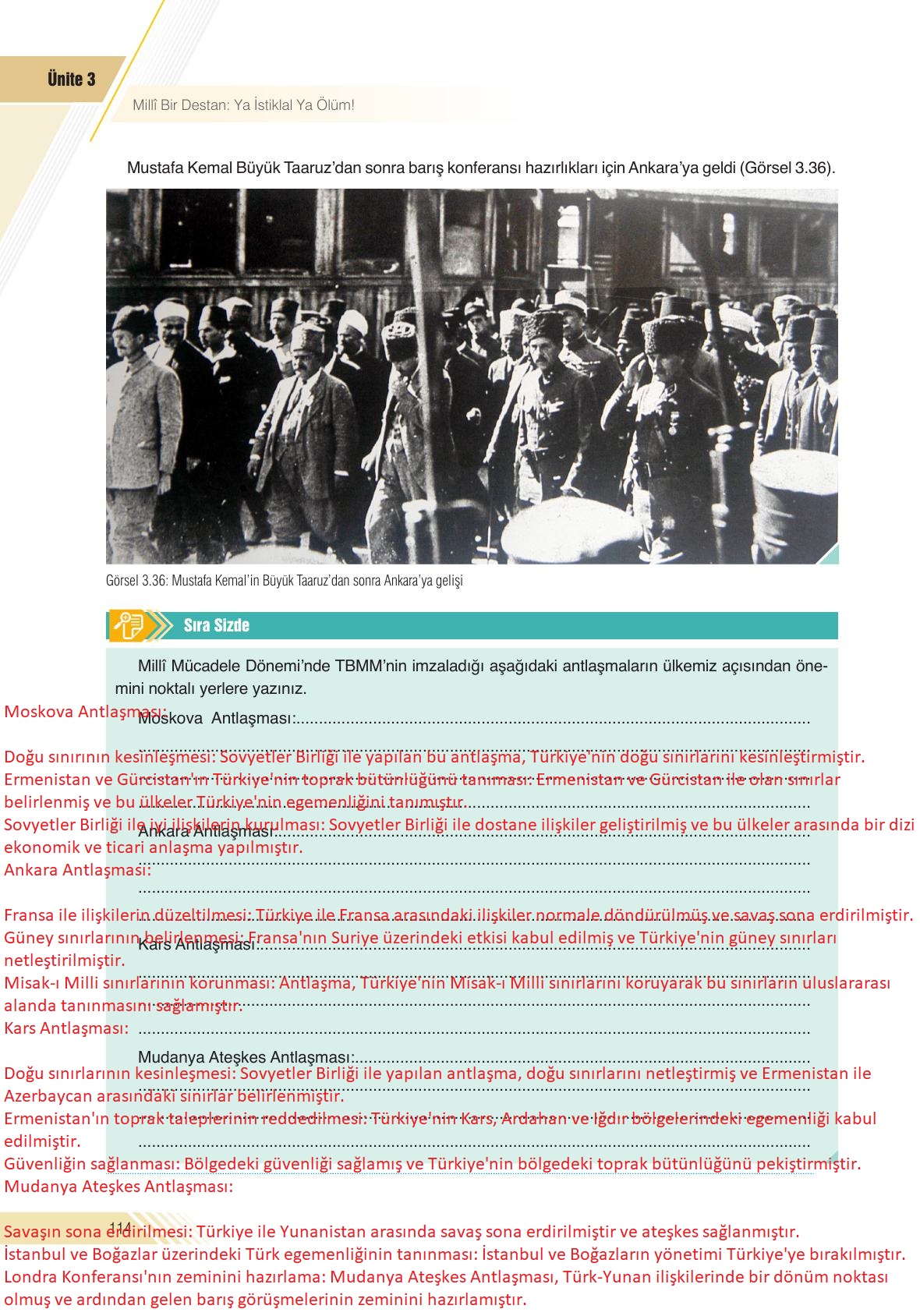 8. Sınıf Sek Yayınları İnkılap Tarihi Ve Atatürkçülük Ders Kitabı Sayfa 114 Cevapları 8. Sınıf Sek Yayınları İnkılap Tarihi Ve Atatürkçülük Ders Kitabı Sayfa 114 Cevapları