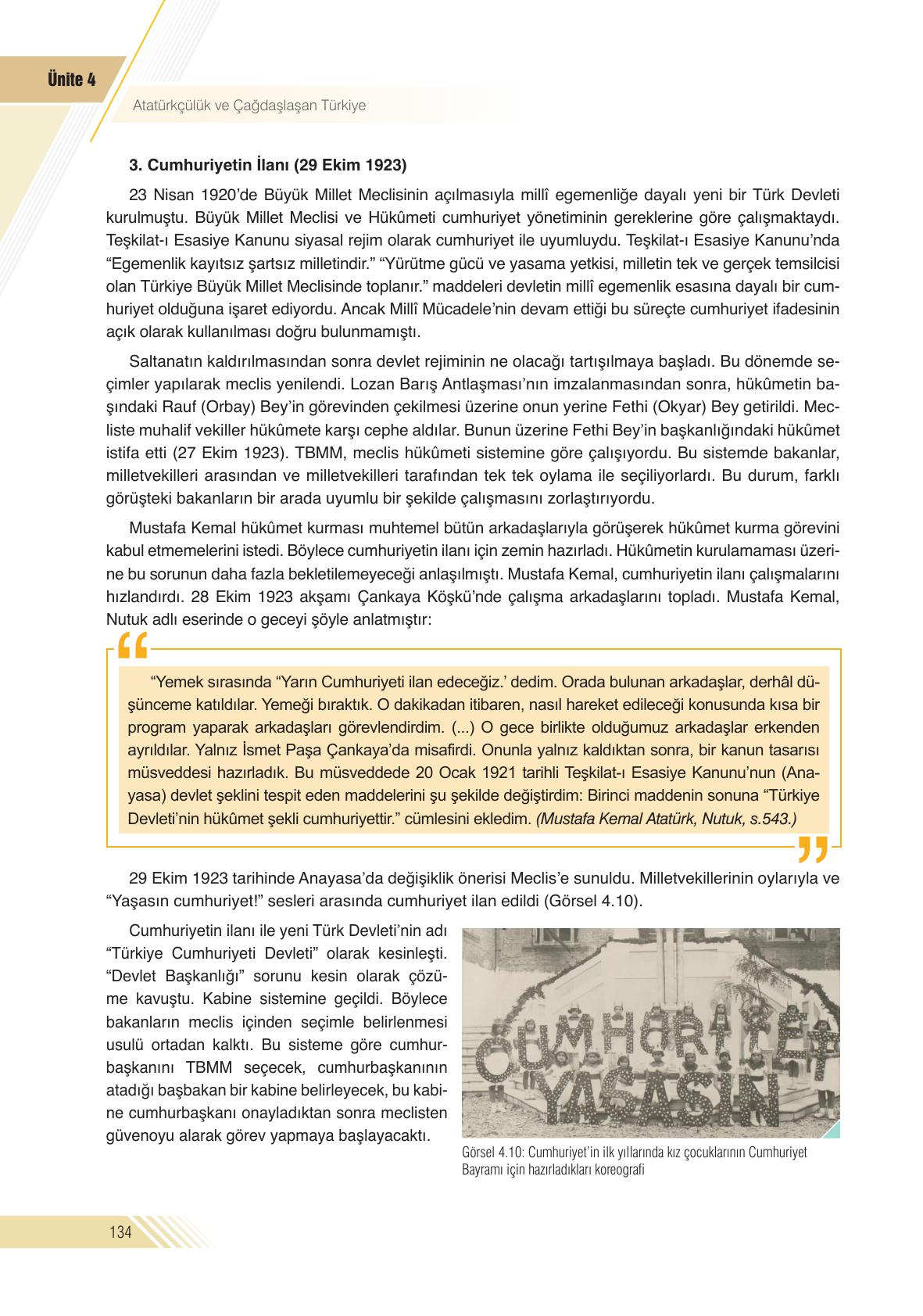 8. Sınıf Sek Yayınları İnkılap Tarihi Ve Atatürkçülük Ders Kitabı Sayfa 134 Cevapları 8. Sınıf Sek Yayınları İnkılap Tarihi Ve Atatürkçülük Ders Kitabı Sayfa 134 Cevapları