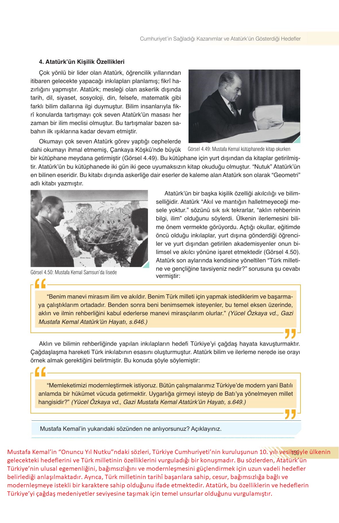 8. Sınıf Sek Yayınları İnkılap Tarihi Ve Atatürkçülük Ders Kitabı Sayfa 159 Cevapları 8. Sınıf Sek Yayınları İnkılap Tarihi Ve Atatürkçülük Ders Kitabı Sayfa 159 Cevapları