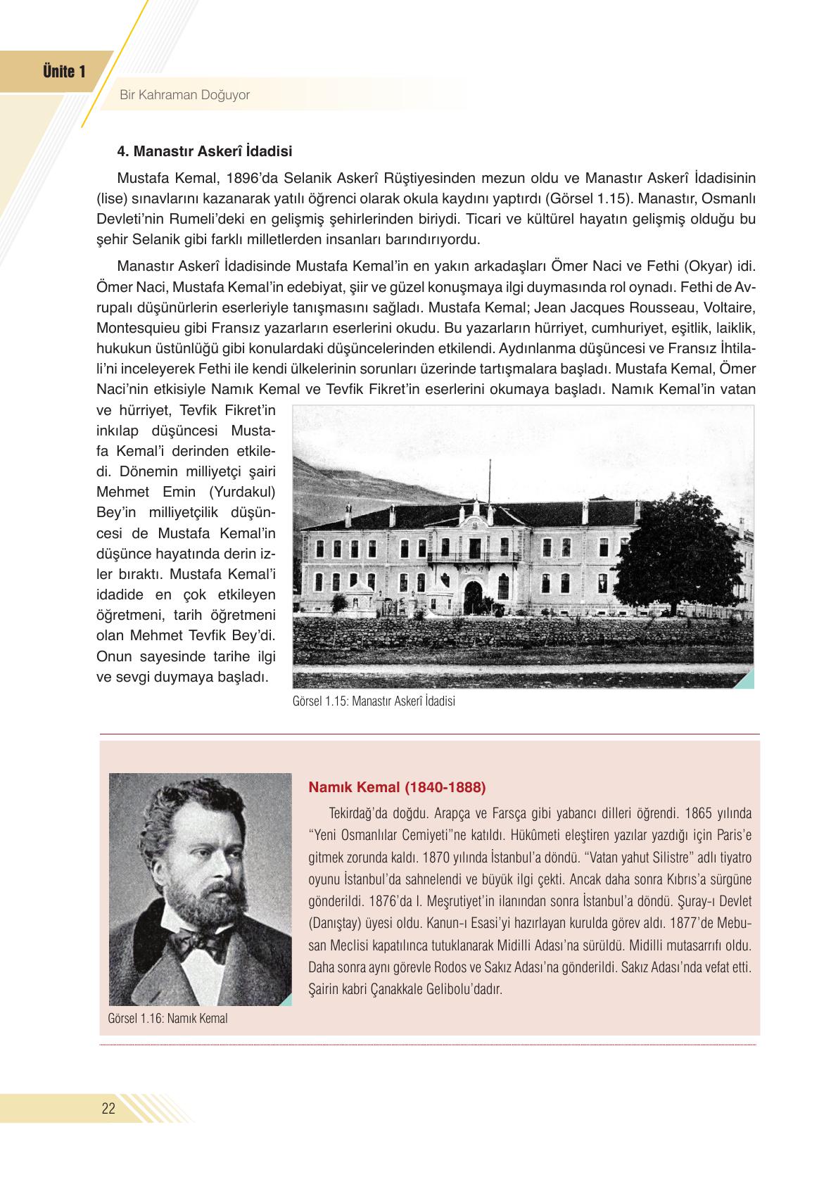 8. Sınıf Sek Yayınları İnkılap Tarihi Ve Atatürkçülük Ders Kitabı Sayfa 22 Cevapları 8. Sınıf Sek Yayınları İnkılap Tarihi Ve Atatürkçülük Ders Kitabı Sayfa 22 Cevapları