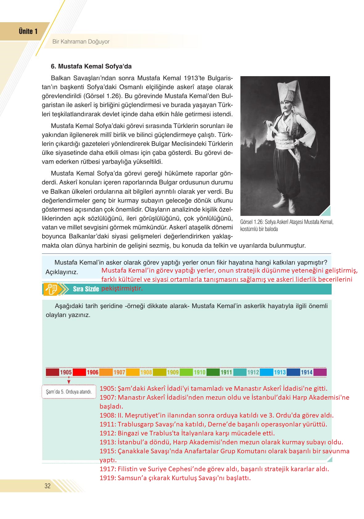 8. Sınıf Sek Yayınları İnkılap Tarihi Ve Atatürkçülük Ders Kitabı Sayfa 32 Cevapları 8. Sınıf Sek Yayınları İnkılap Tarihi Ve Atatürkçülük Ders Kitabı Sayfa 32 Cevapları