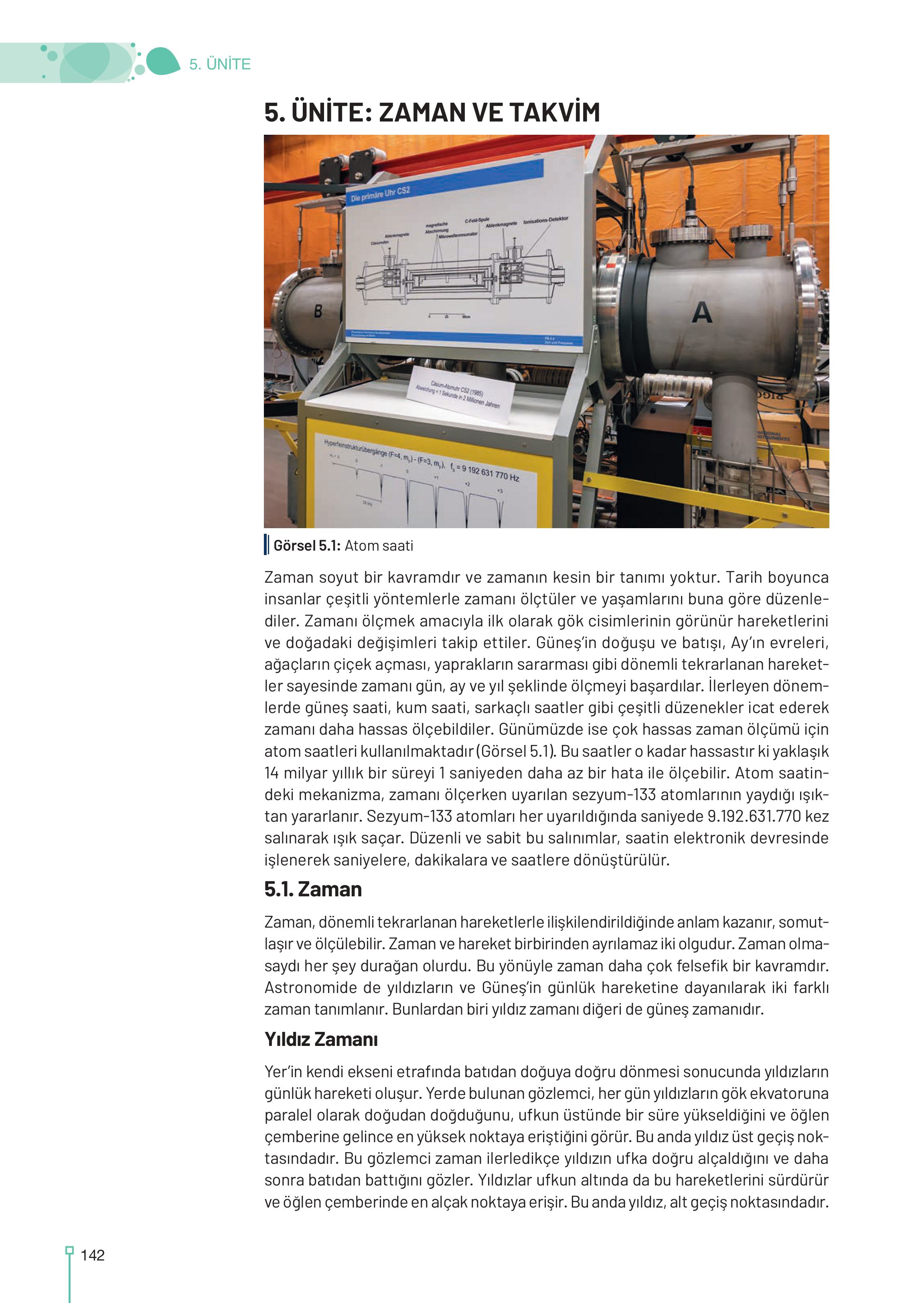 9-10-11-12. Sınıf Meb Yayınları Astronomi Ve Uzay Bilimleri Ders Kitabı Sayfa 142 Cevapları