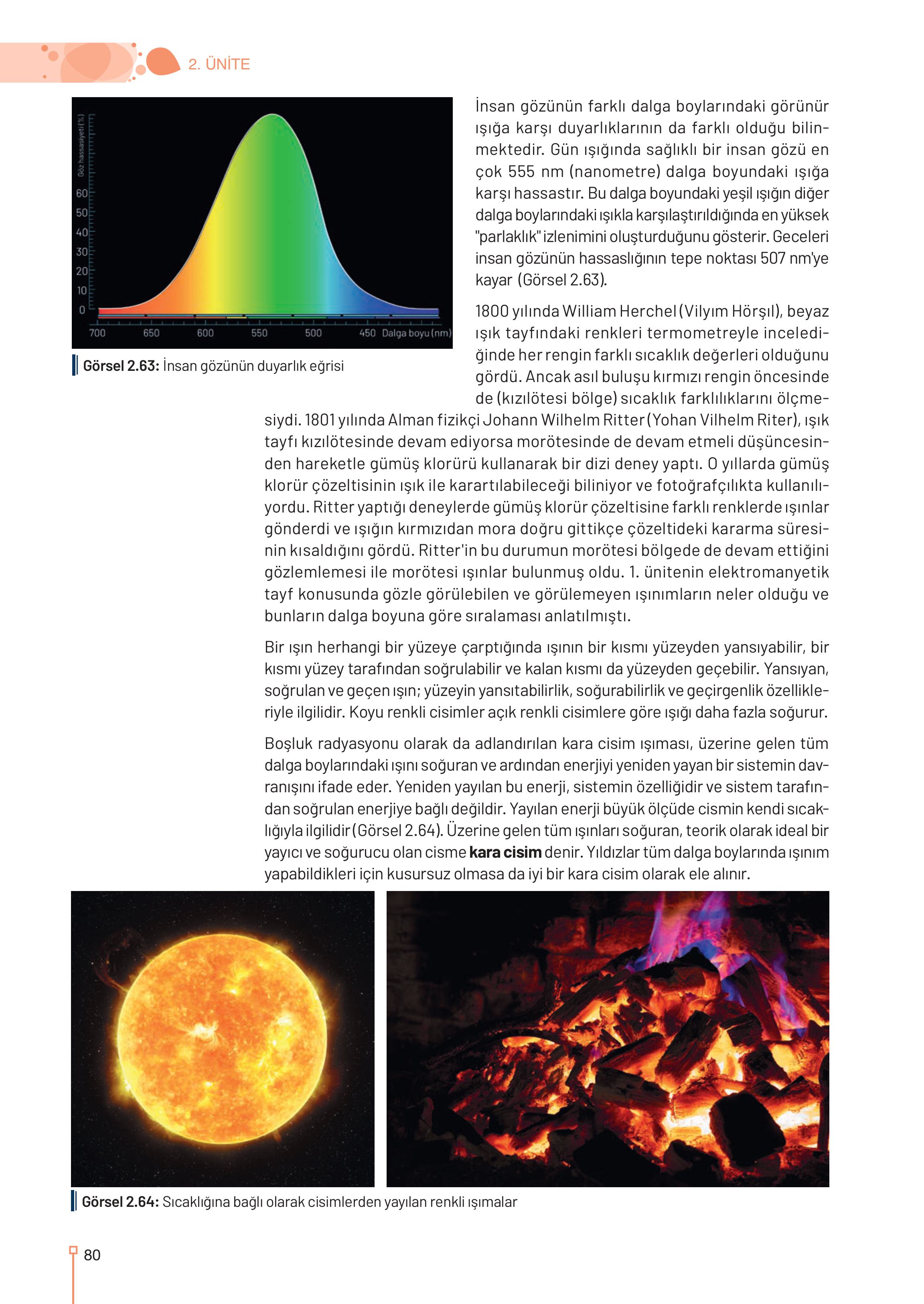 9-10-11-12. Sınıf Meb Yayınları Astronomi Ve Uzay Bilimleri Ders Kitabı Sayfa 80 Cevapları