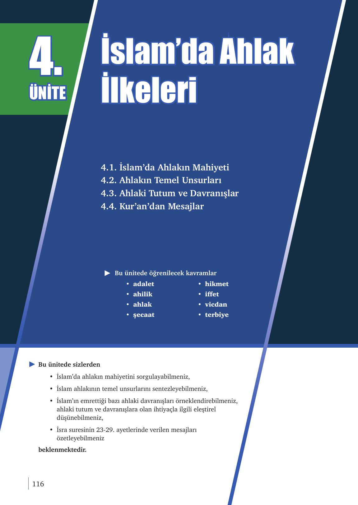 9. Sınıf Meb Yayınları Din Kültürü Ve Ahlak Bilgisi Ders Kitabı Sayfa 116 Cevapları 9. Sınıf Meb Yayınları Din Kültürü Ve Ahlak Bilgisi Ders Kitabı Sayfa 116 Cevapları