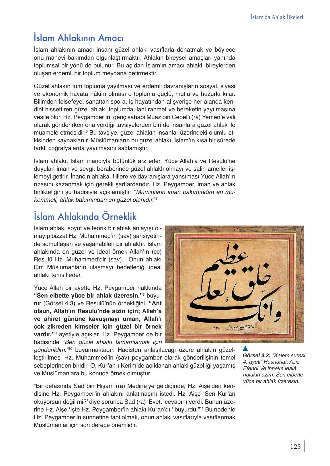 9. Sınıf Meb Yayınları Din Kültürü Ve Ahlak Bilgisi Ders Kitabı Sayfa 123 Cevapları 9. Sınıf Meb Yayınları Din Kültürü Ve Ahlak Bilgisi Ders Kitabı Sayfa 123 Cevapları
