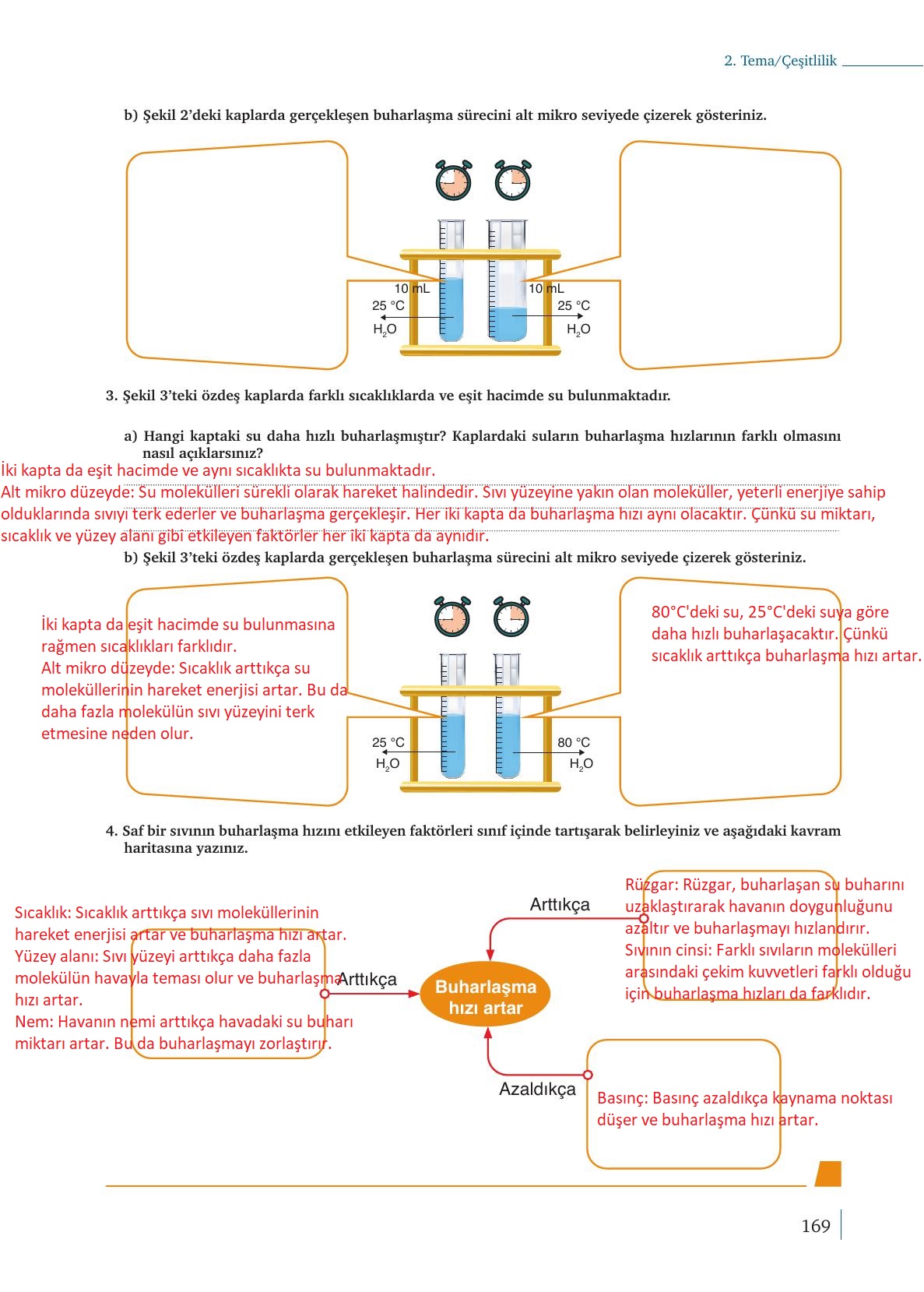 9. Sınıf Meb Yayınları Kimya Ders Kitabı Sayfa 169 Cevapları 9. Sınıf Meb Yayınları Kimya Ders Kitabı Sayfa 169 Cevapları