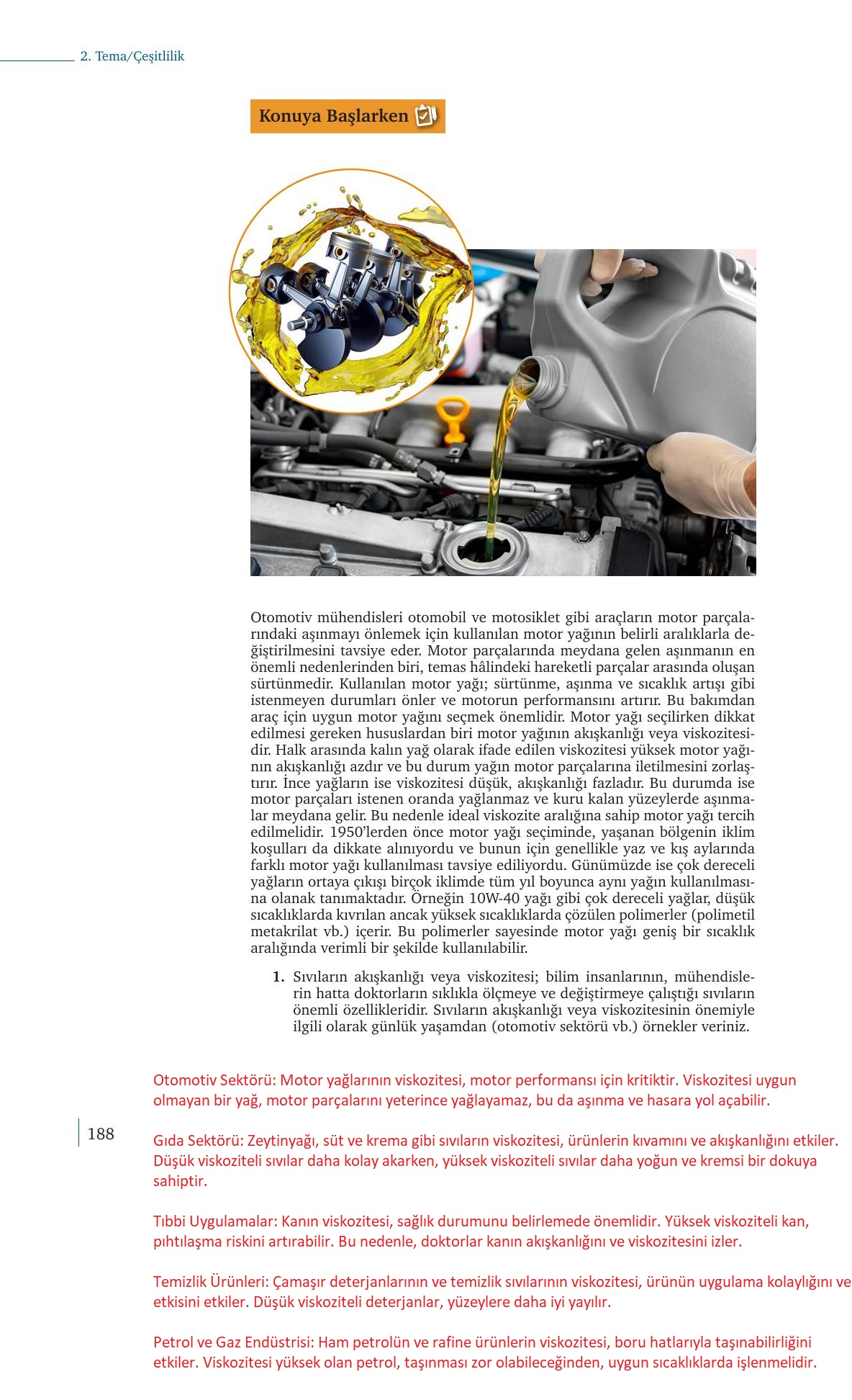 9. Sınıf Meb Yayınları Kimya Ders Kitabı Sayfa 188 Cevapları 9. Sınıf Meb Yayınları Kimya Ders Kitabı Sayfa 188 Cevapları