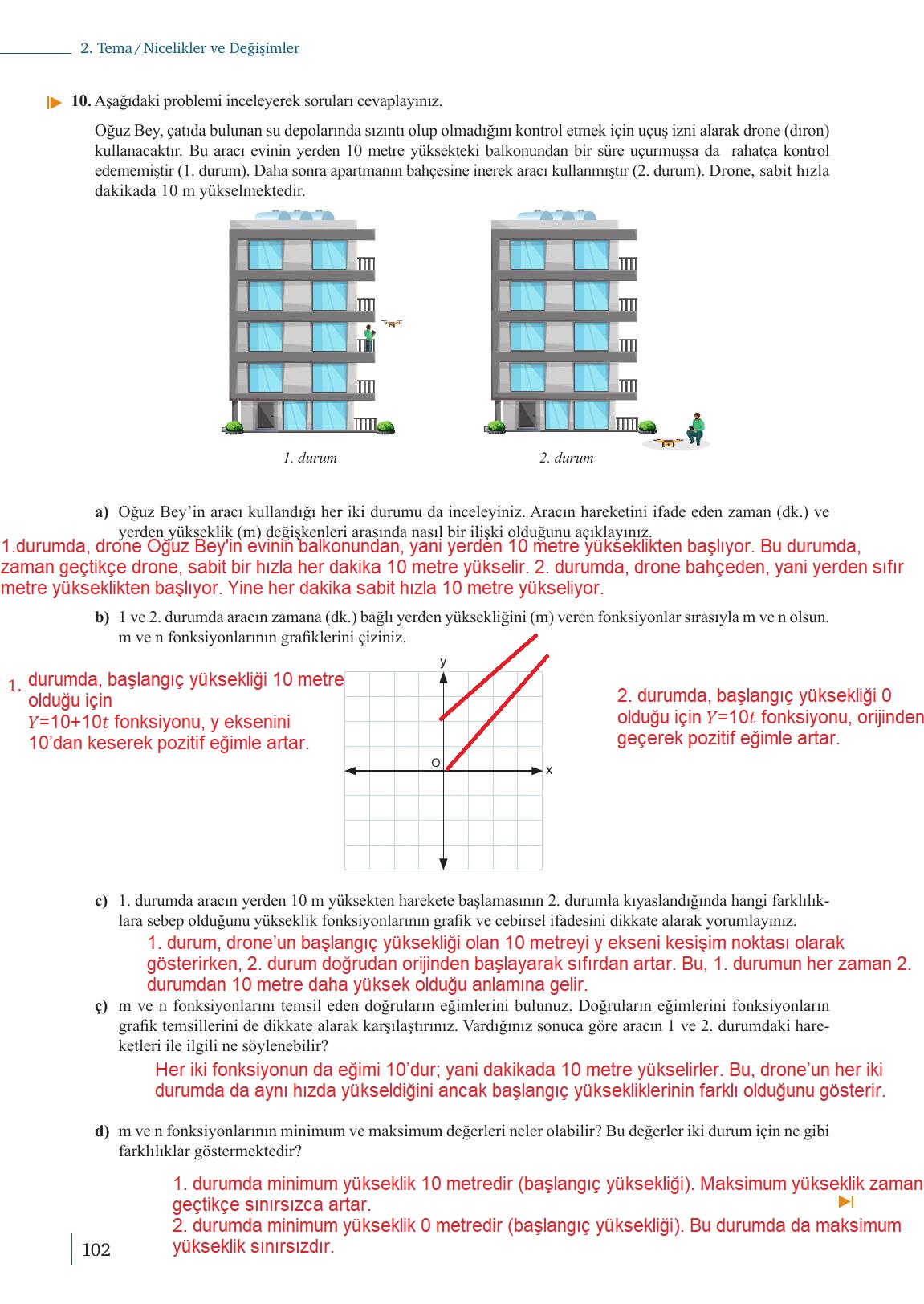 9. Sınıf Meb Yayınları Matematik Ders Kitabı 1. Kitap Sayfa 102 Cevapları 9. Sınıf Meb Yayınları Matematik Ders Kitabı 1. Kitap Sayfa 102 Cevapları