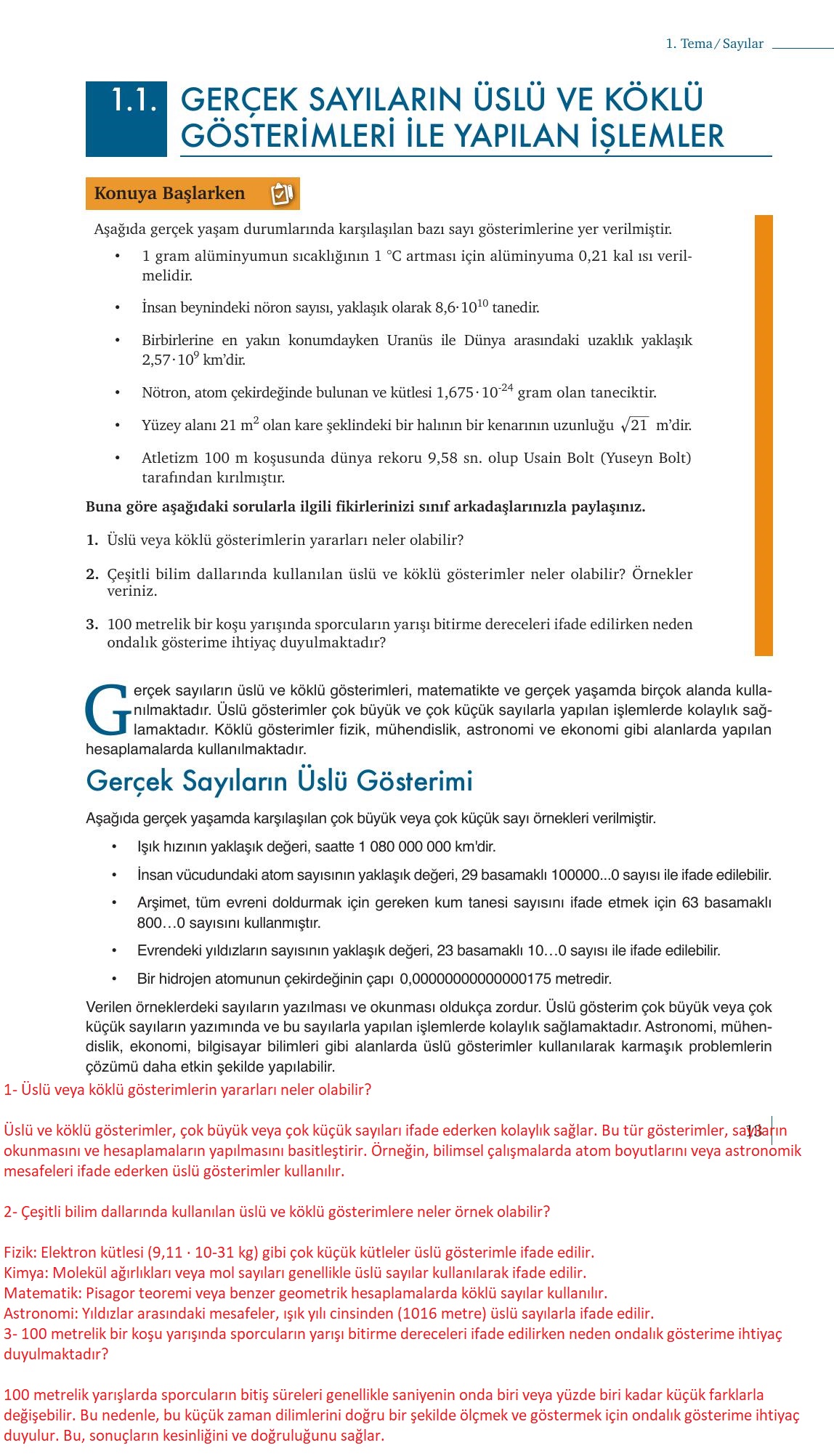 9. Sınıf Meb Yayınları Matematik Ders Kitabı 1. Kitap Sayfa 13 Cevapları 9. Sınıf Meb Yayınları Matematik Ders Kitabı 1. Kitap Sayfa 13 Cevapları