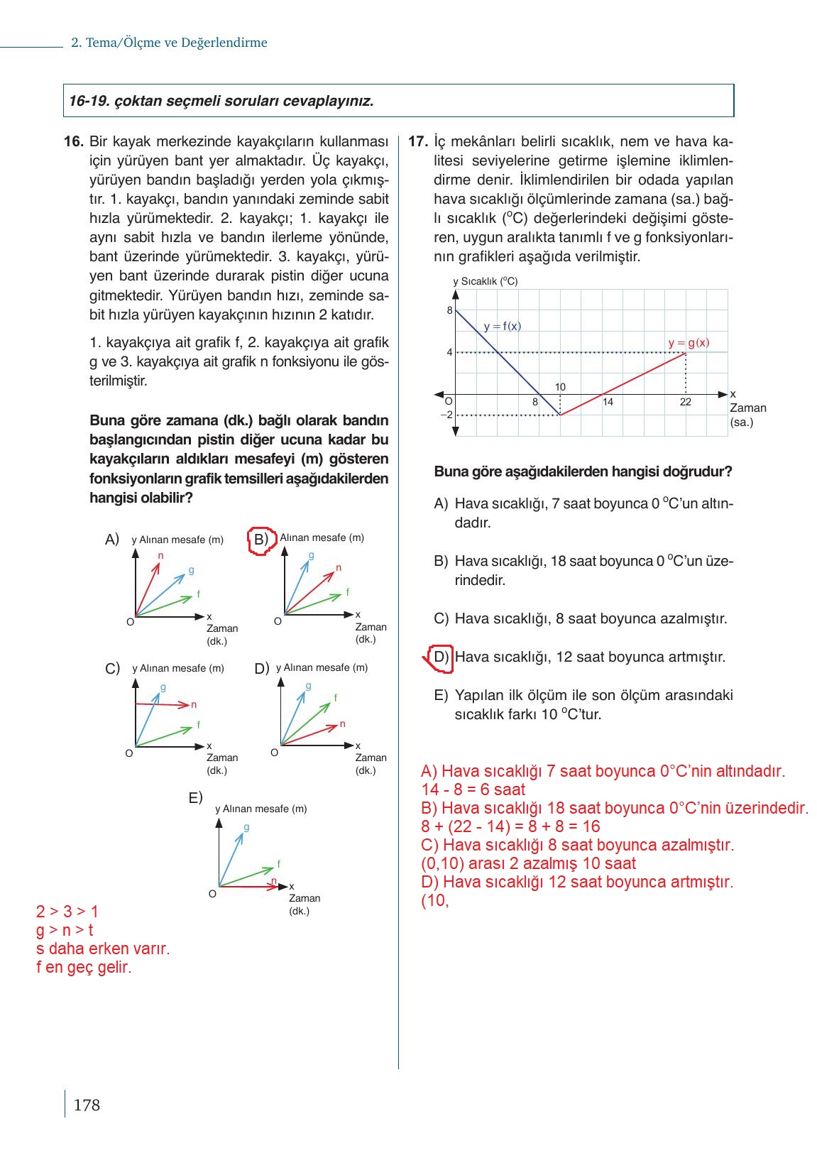 9. Sınıf Meb Yayınları Matematik Ders Kitabı 1. Kitap Sayfa 178 Cevapları