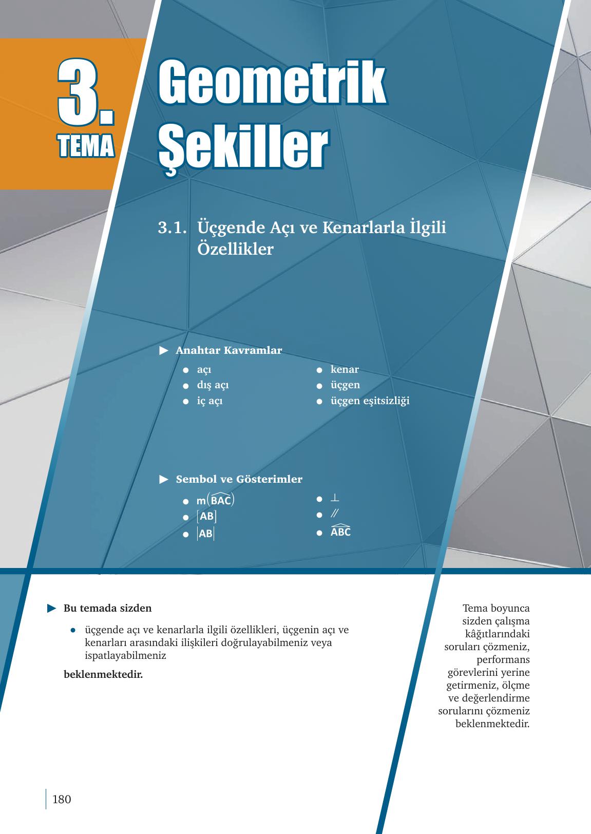 9. Sınıf Meb Yayınları Matematik Ders Kitabı 1. Kitap Sayfa 180 Cevapları 9. Sınıf Meb Yayınları Matematik Ders Kitabı 1. Kitap Sayfa 180 Cevapları