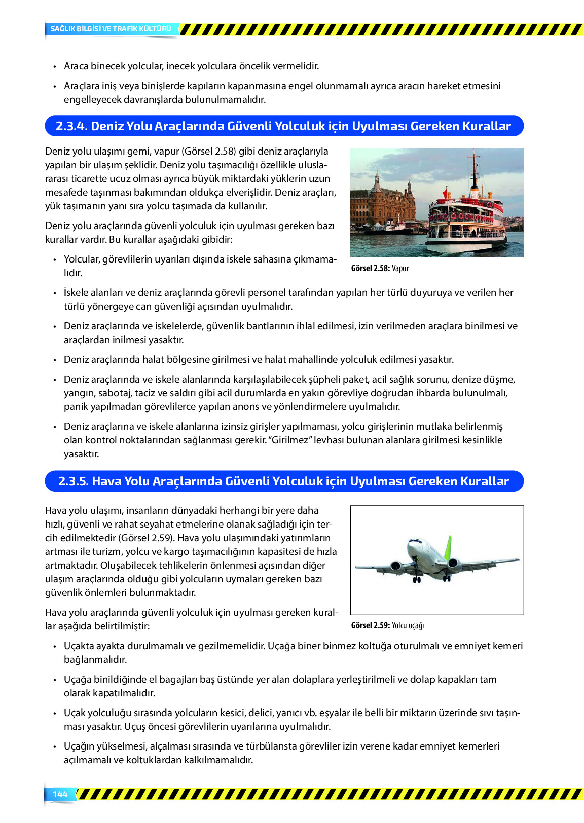 9. Sınıf Meb Yayınları Sağlık Bilgisi Ve Trafik Kültürü Ders Kitabı Sayfa 144 Cevapları