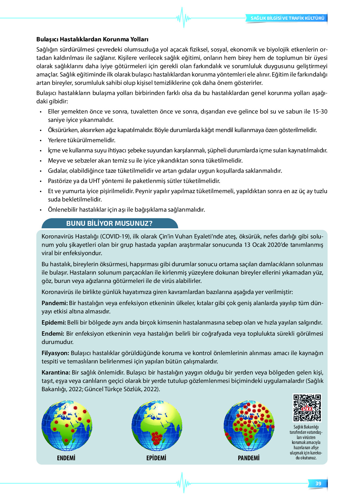 9. Sınıf Meb Yayınları Sağlık Bilgisi Ve Trafik Kültürü Ders Kitabı Sayfa 39 Cevapları 9. Sınıf Meb Yayınları Sağlık Bilgisi Ve Trafik Kültürü Ders Kitabı Sayfa 39 Cevapları