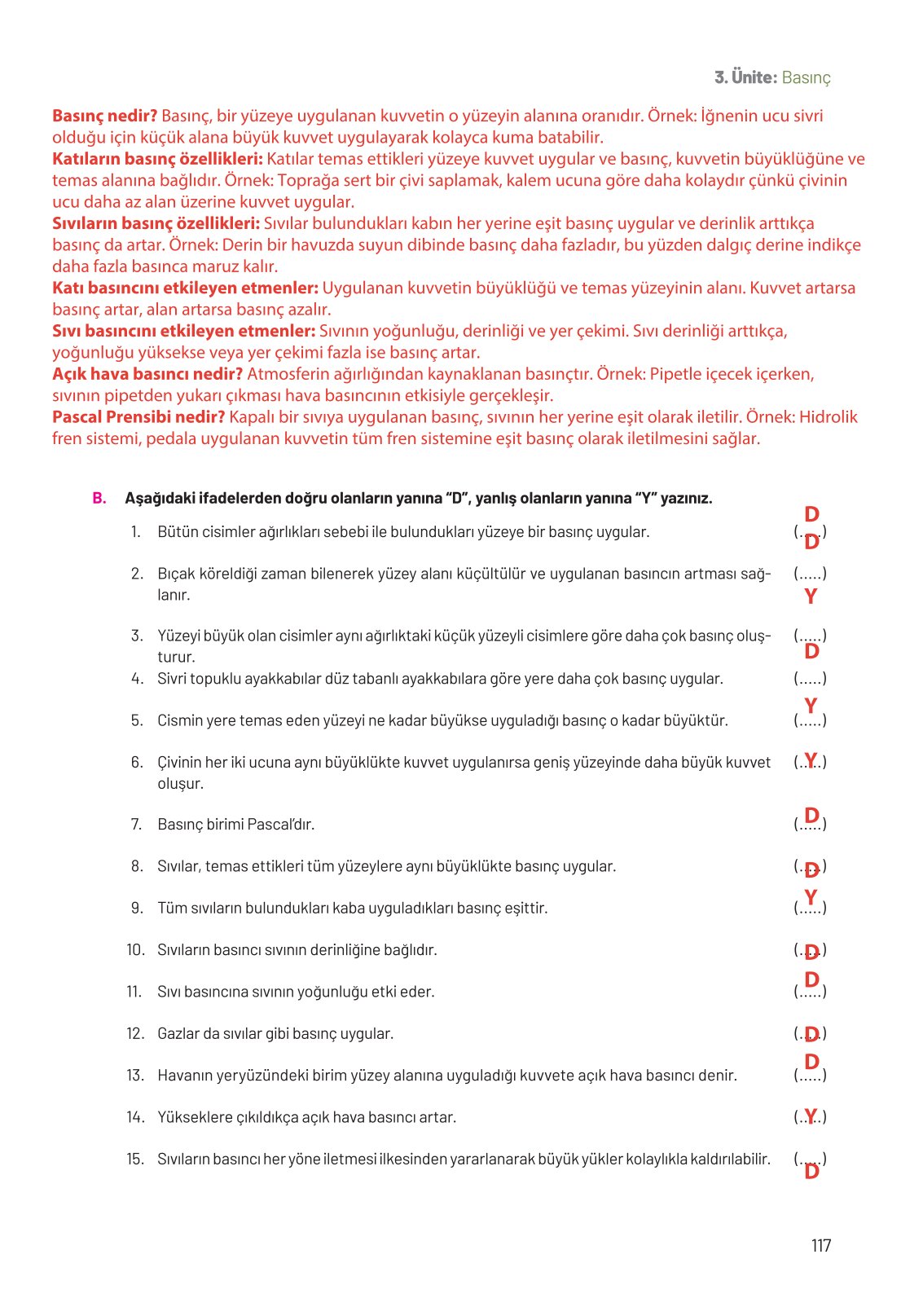 8. Sınıf Hecce Yayıncılık Fen Bilimleri Ders Kitabı Sayfa 117 Cevapları 8. Sınıf Hecce Yayıncılık Fen Bilimleri Ders Kitabı Sayfa 117 Cevapları