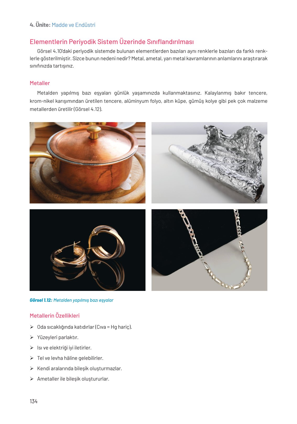 8. Sınıf Hecce Yayıncılık Fen Bilimleri Ders Kitabı Sayfa 134 Cevapları