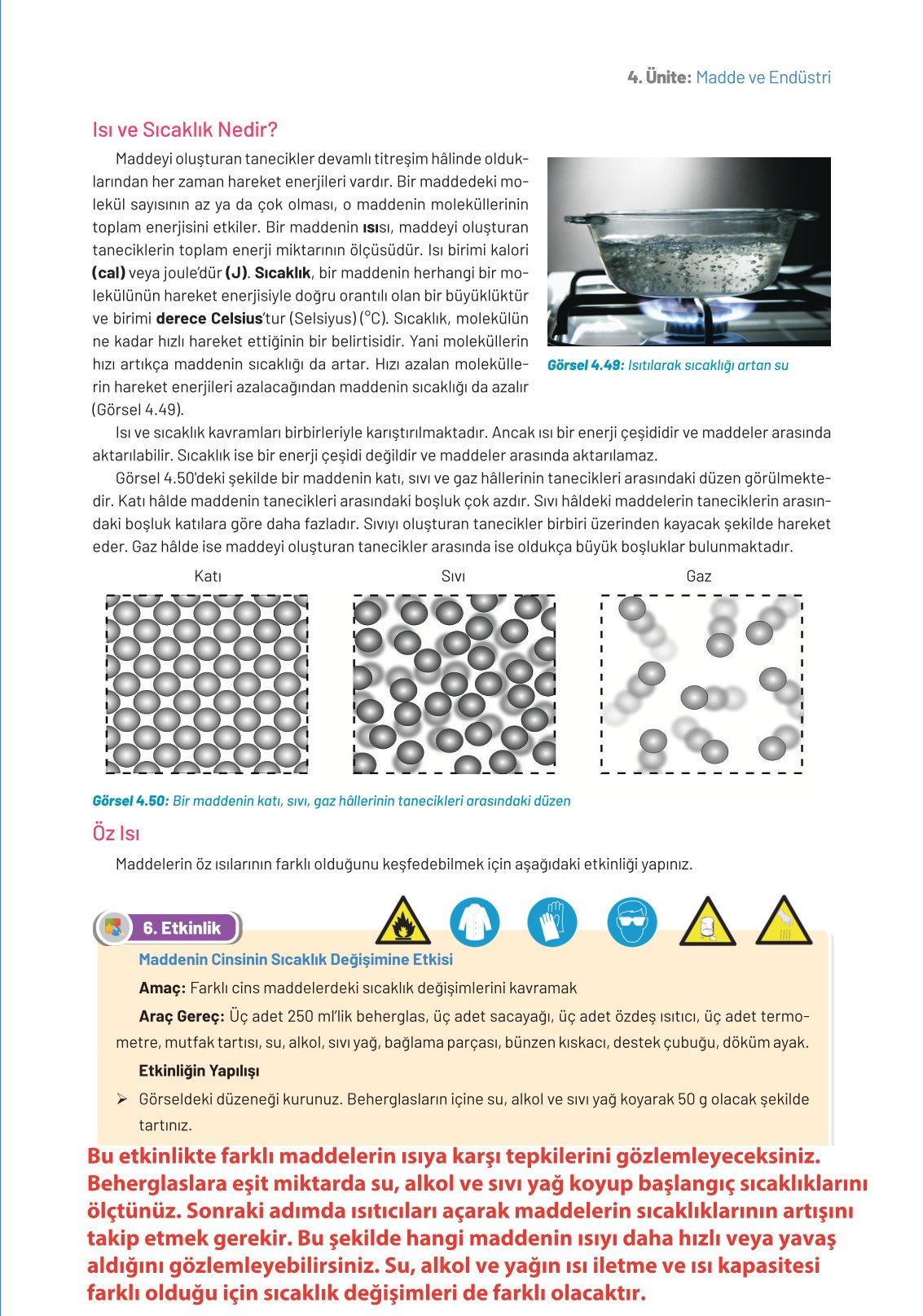 8. Sınıf Hecce Yayıncılık Fen Bilimleri Ders Kitabı Sayfa 159 Cevapları 8. Sınıf Hecce Yayıncılık Fen Bilimleri Ders Kitabı Sayfa 159 Cevapları