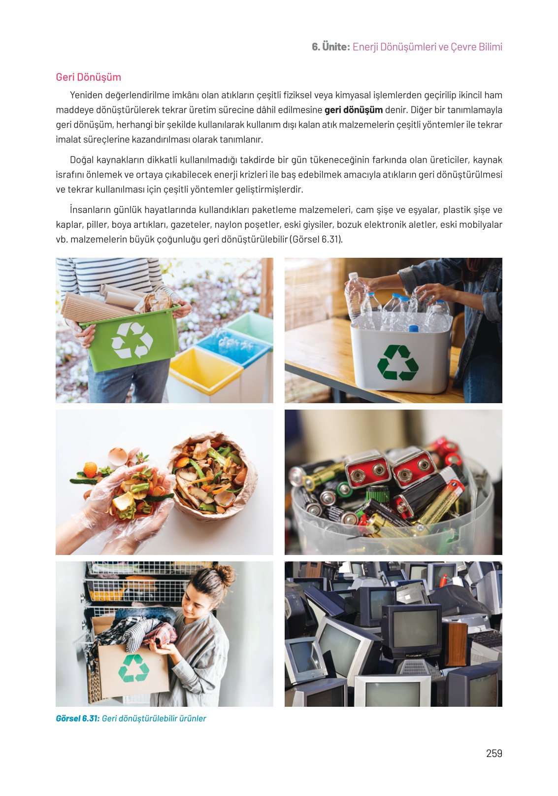 8. Sınıf Hecce Yayıncılık Fen Bilimleri Ders Kitabı Sayfa 259 Cevapları