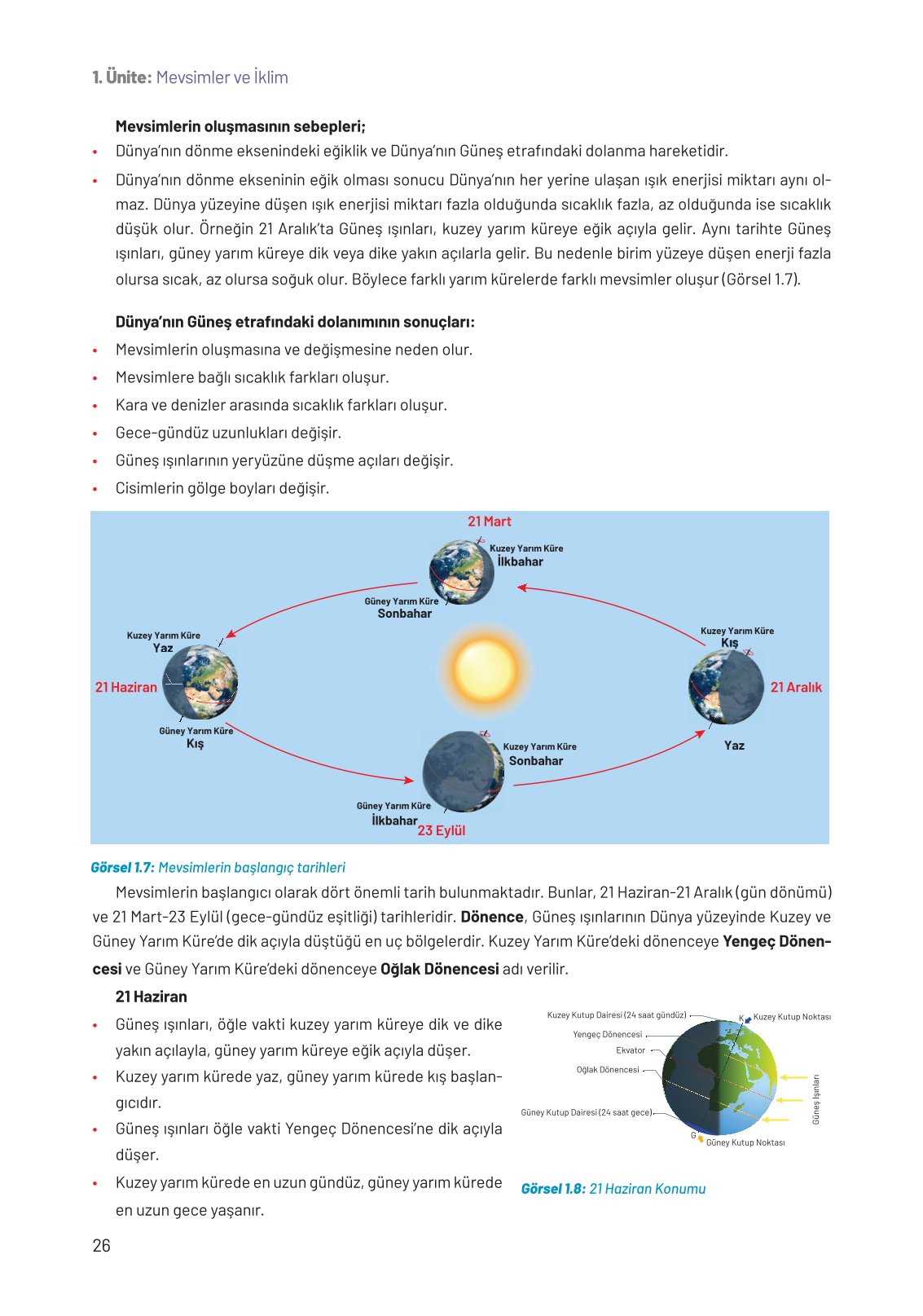 8. Sınıf Hecce Yayıncılık Fen Bilimleri Ders Kitabı Sayfa 26 Cevapları 8. Sınıf Hecce Yayıncılık Fen Bilimleri Ders Kitabı Sayfa 26 Cevapları