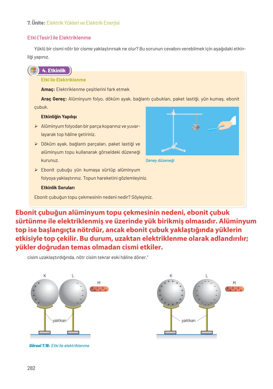 8. Sınıf Hecce Yayıncılık Fen Bilimleri Ders Kitabı Sayfa 282 Cevapları 8. Sınıf Hecce Yayıncılık Fen Bilimleri Ders Kitabı Sayfa 282 Cevapları