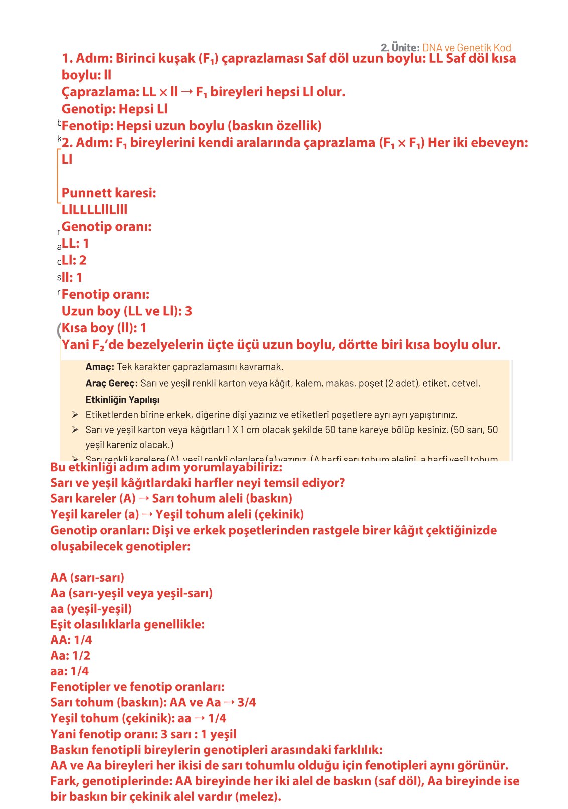 8. Sınıf Hecce Yayıncılık Fen Bilimleri Ders Kitabı Sayfa 69 Cevapları