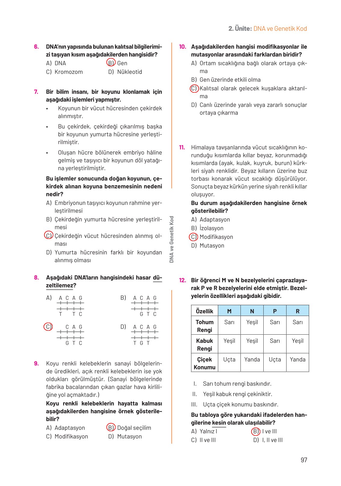 8. Sınıf Hecce Yayıncılık Fen Bilimleri Ders Kitabı Sayfa 97 Cevapları 8. Sınıf Hecce Yayıncılık Fen Bilimleri Ders Kitabı Sayfa 97 Cevapları